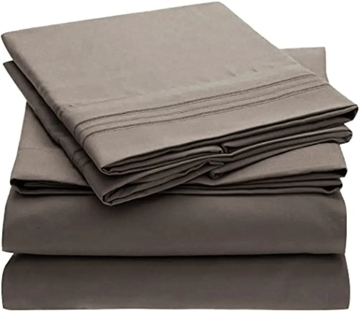 1800 Ultra Soft Luxury Extra Deep Pocket Bedding Sheets 4 Pcs Set