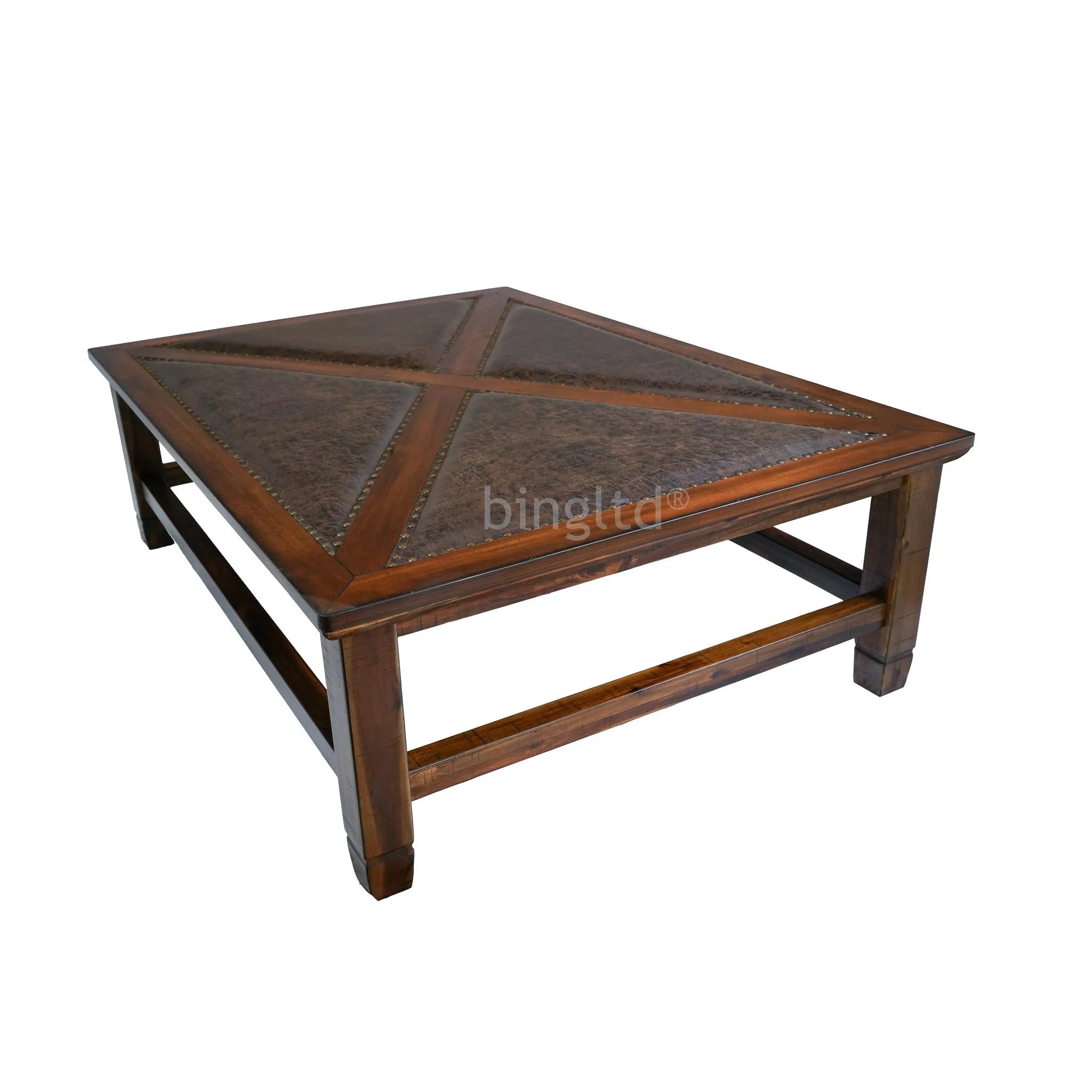 18" Tall Leder Coffee Table(TC765-AC-101)