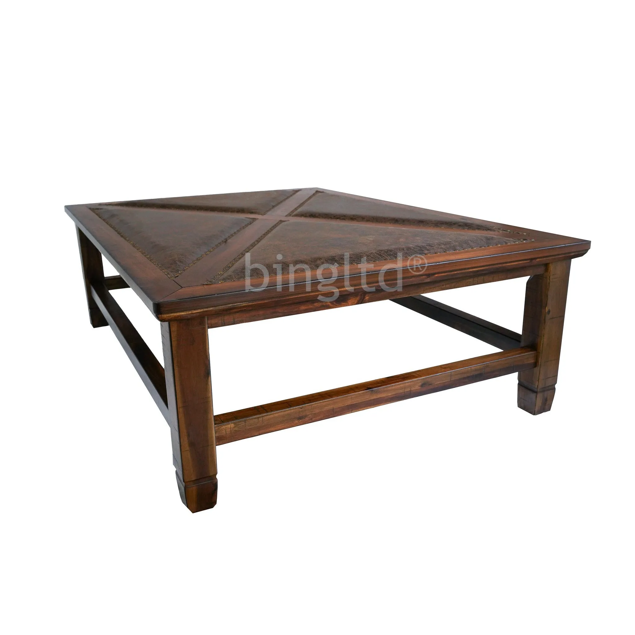 18" Tall Leder Coffee Table(TC765-AC-101)