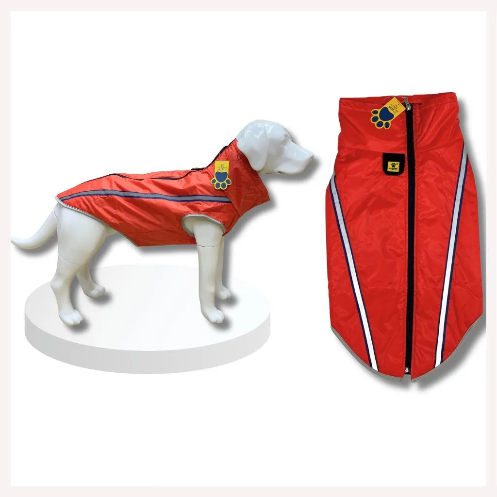 A a Pets' Luxurious Rain & Wind' Protector Jacket for Dogs