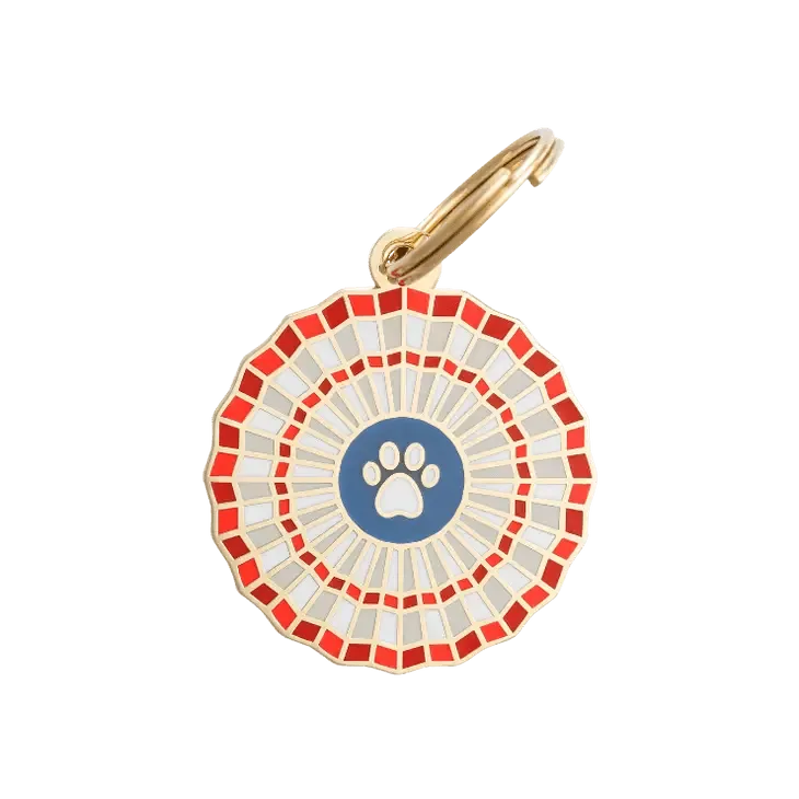 Americana Pet ID Tag