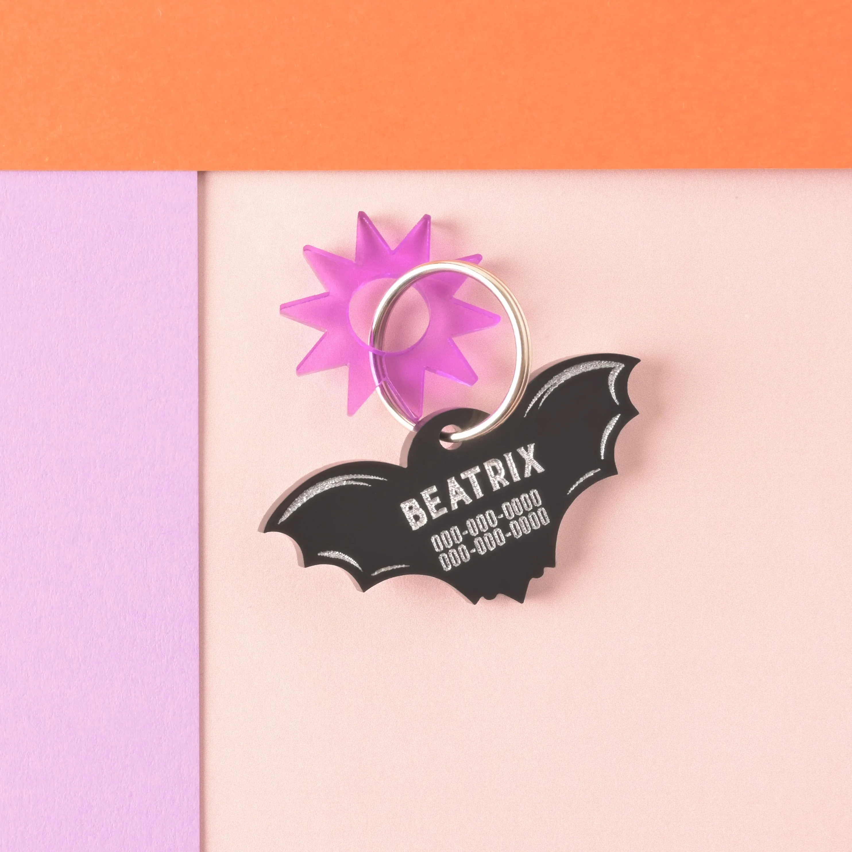 Bat Personalized Pet Tag