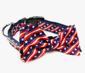 Bias Stars and Stripes Bow Tie (Dog or Cat)