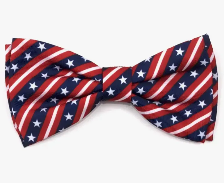 Bias Stars and Stripes Bow Tie (Dog or Cat)