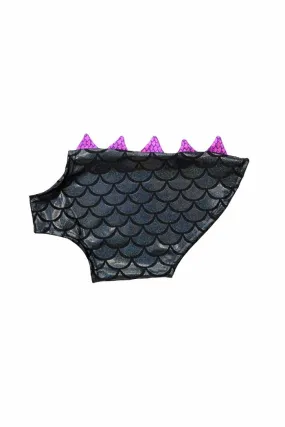 Black and Purple Dragon Spiked Pet Shirt