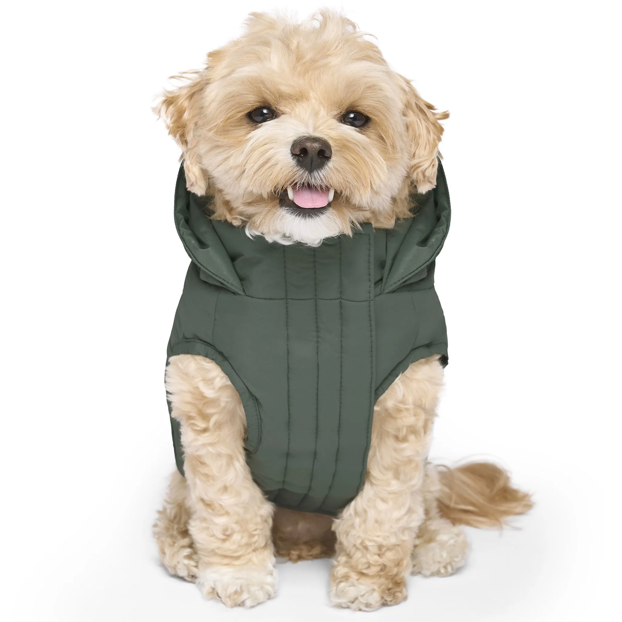 Canada Pooch The Waterproof Puffer - Green