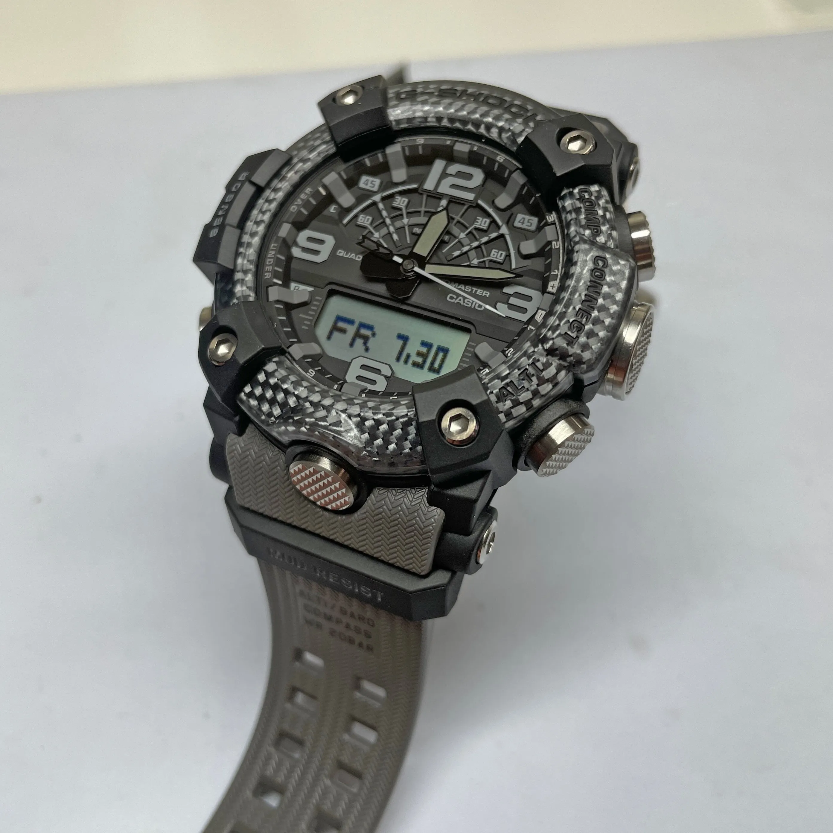 CASIO G-Shock GGB100-8A Gray Black Mudmaster Carbon Watch