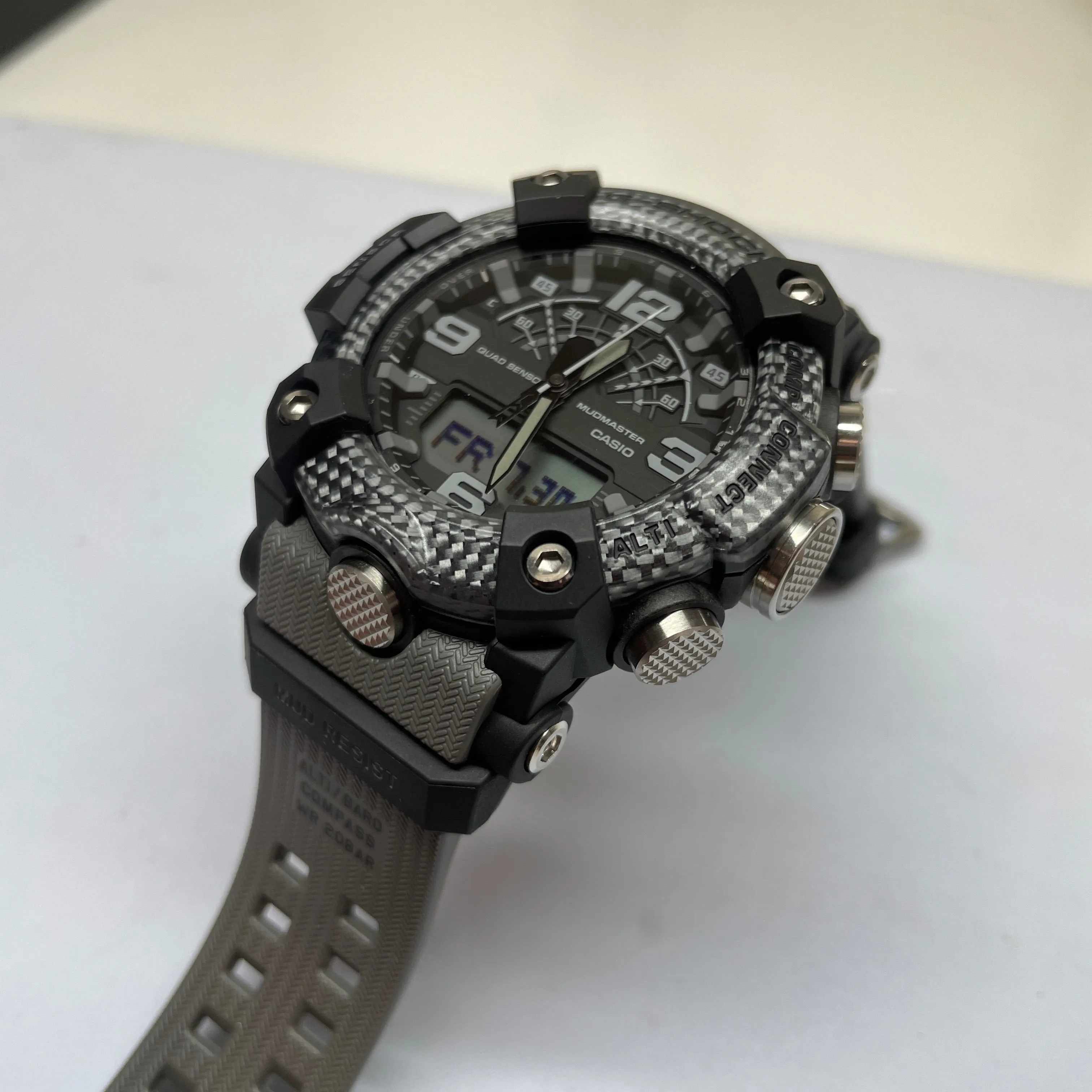 CASIO G-Shock GGB100-8A Gray Black Mudmaster Carbon Watch