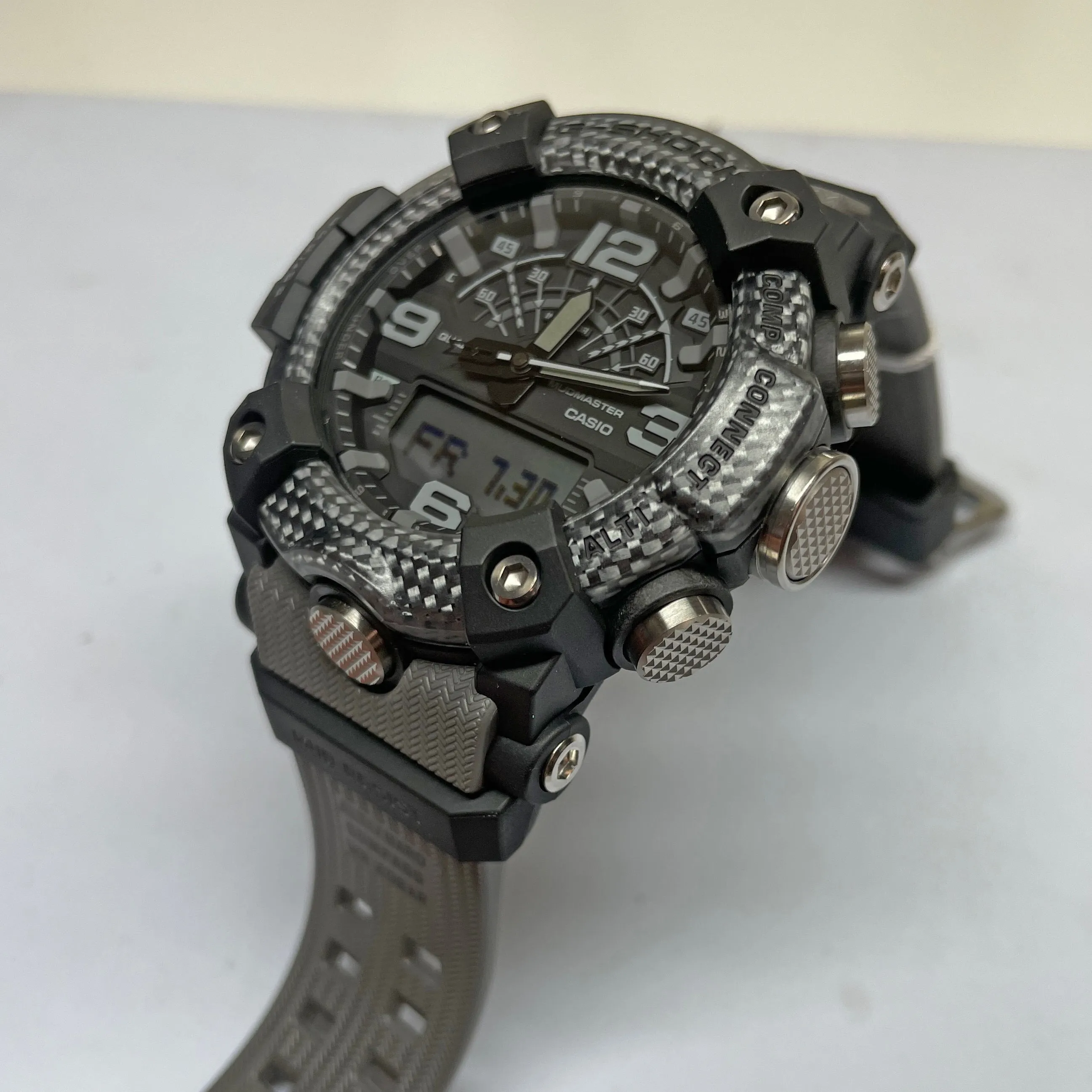 CASIO G-Shock GGB100-8A Gray Black Mudmaster Carbon Watch