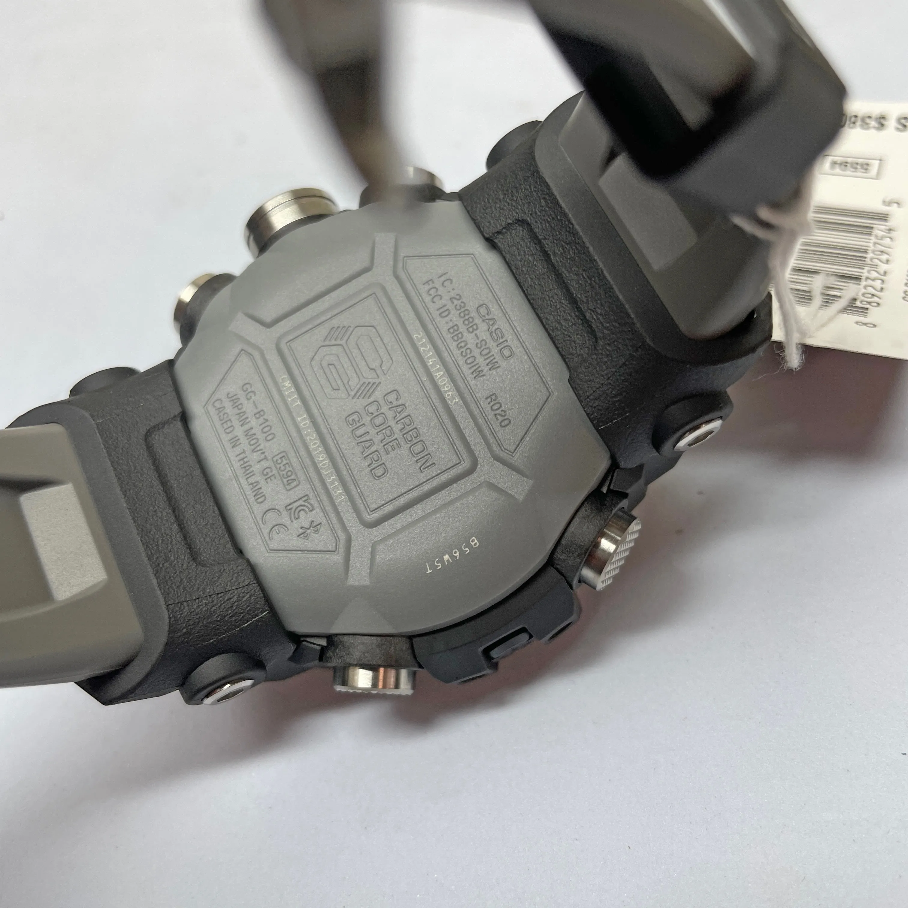 CASIO G-Shock GGB100-8A Gray Black Mudmaster Carbon Watch