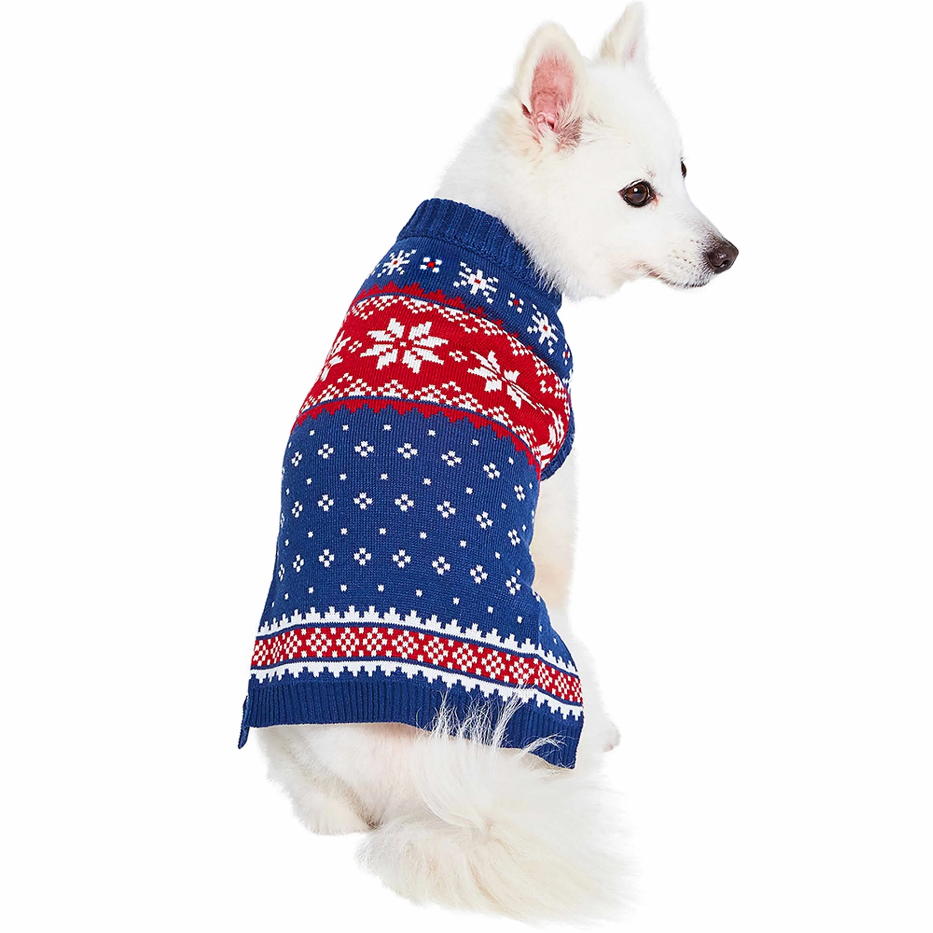 Christmas Snowflake Dog Sweater