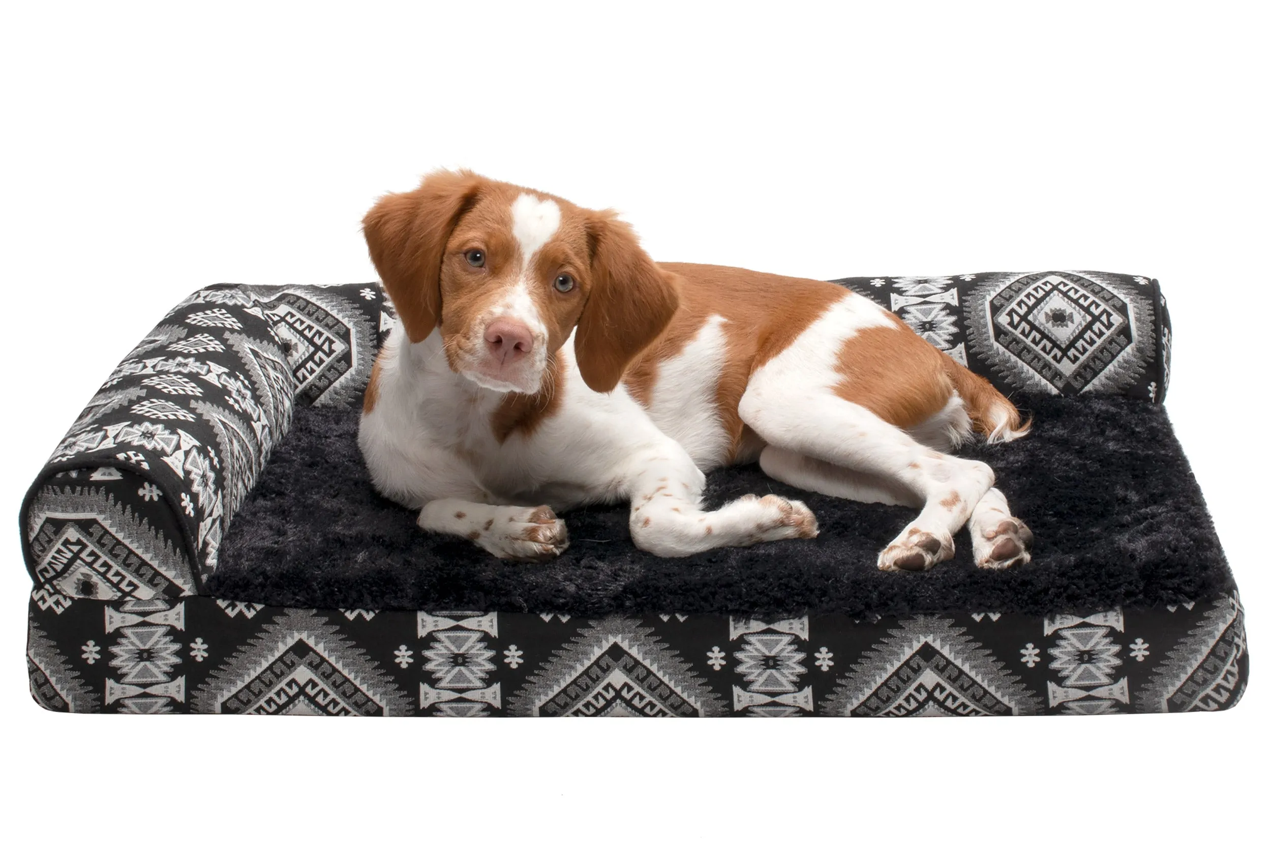 Deluxe Chaise Lounge Dog Bed - Southwest Kilim