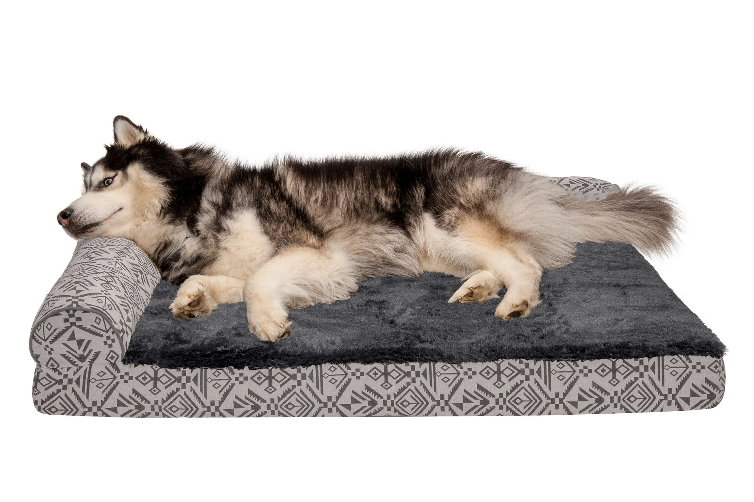 Deluxe Chaise Lounge Dog Bed - Southwest Kilim