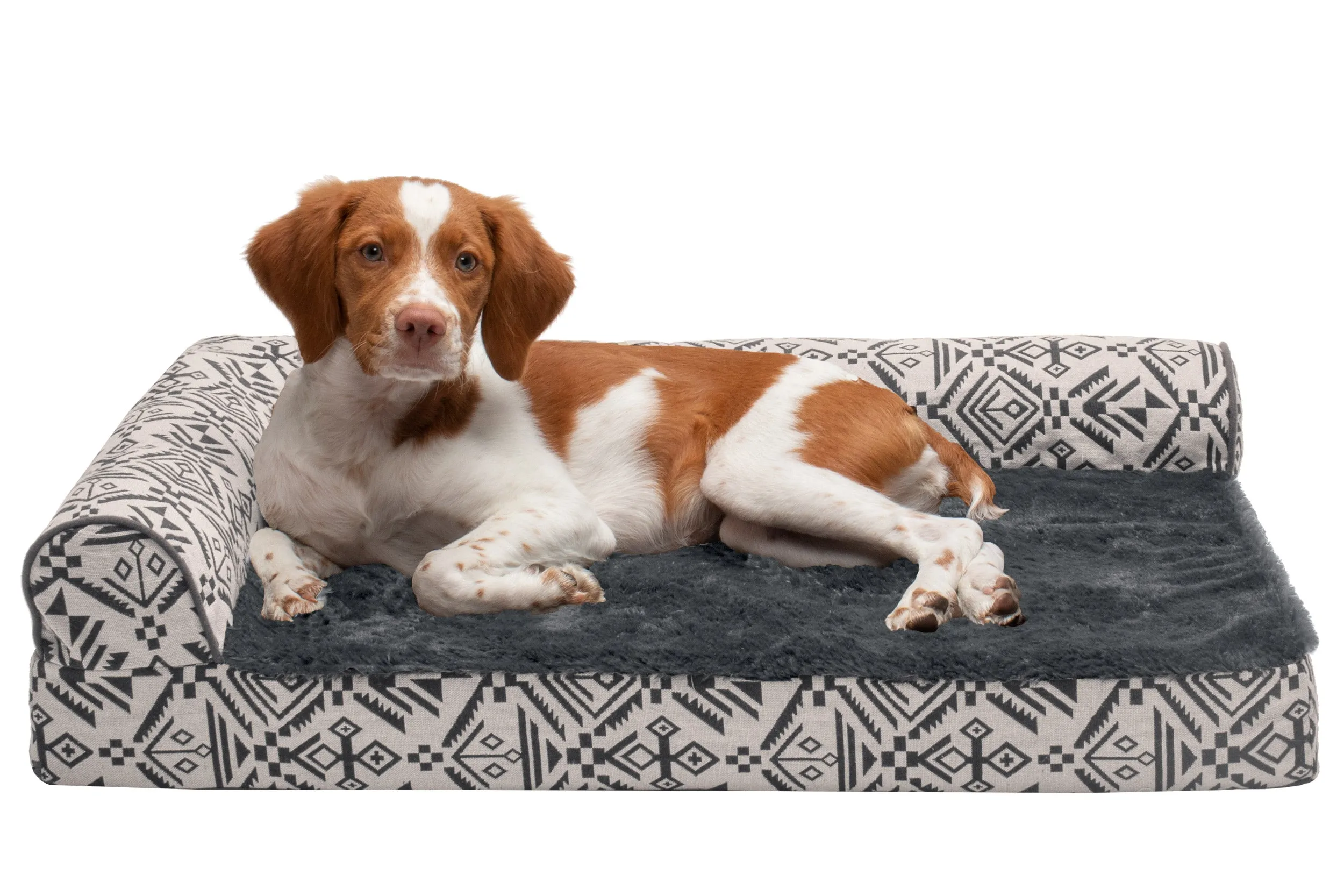 Deluxe Chaise Lounge Dog Bed - Southwest Kilim