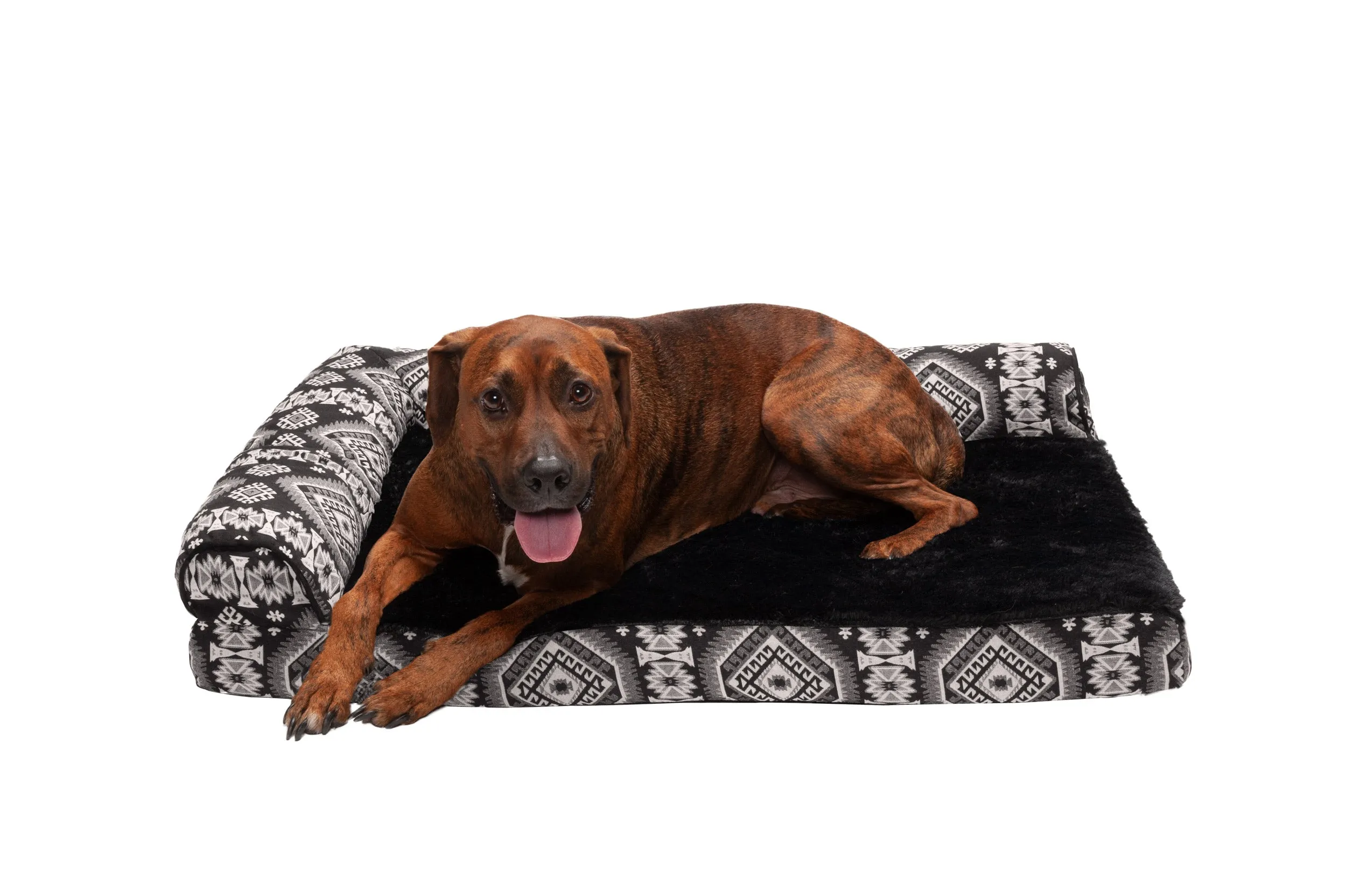 Deluxe Chaise Lounge Dog Bed - Southwest Kilim