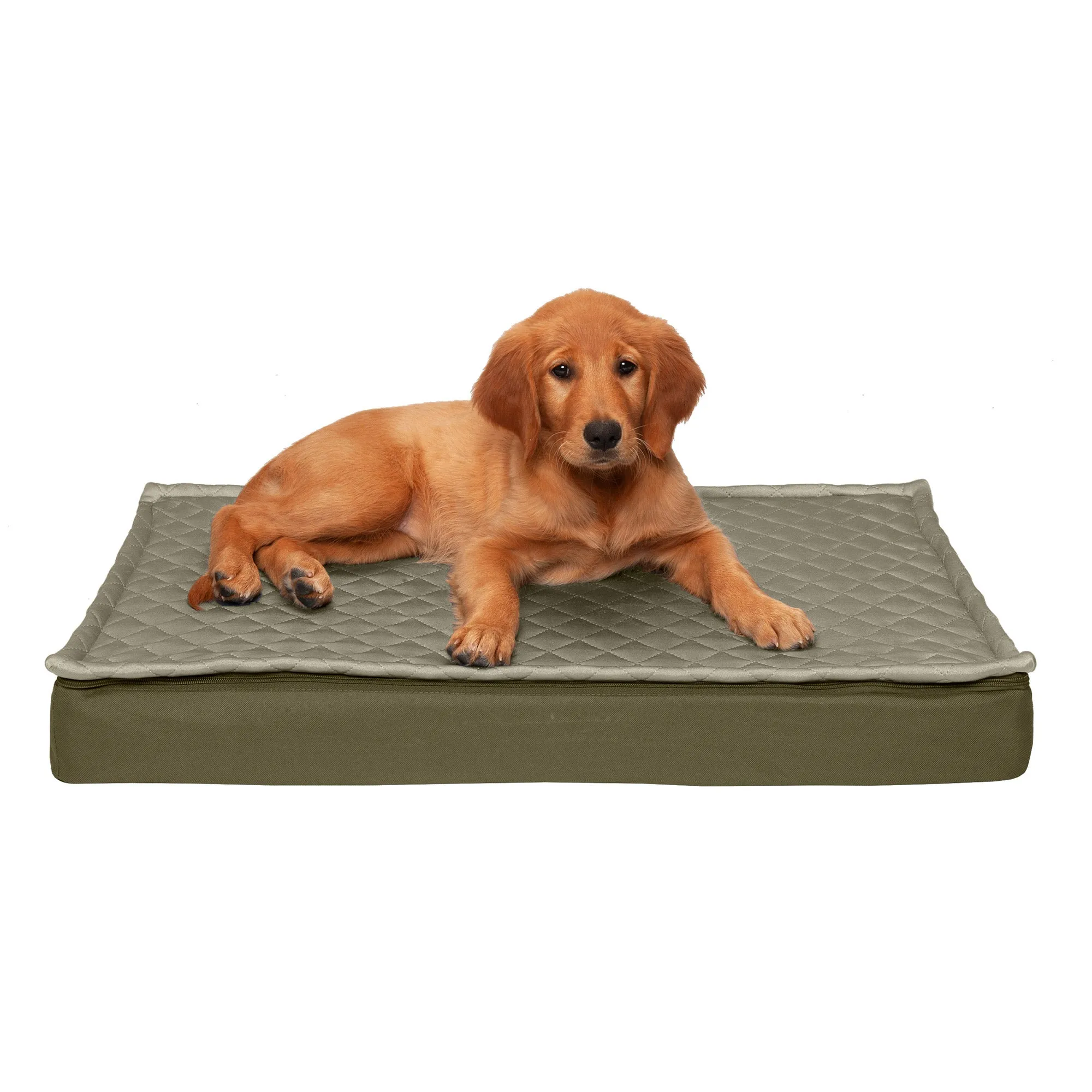 Deluxe Mattress Dog Bed - Indoor/Outdoor Quilt Top Convertible