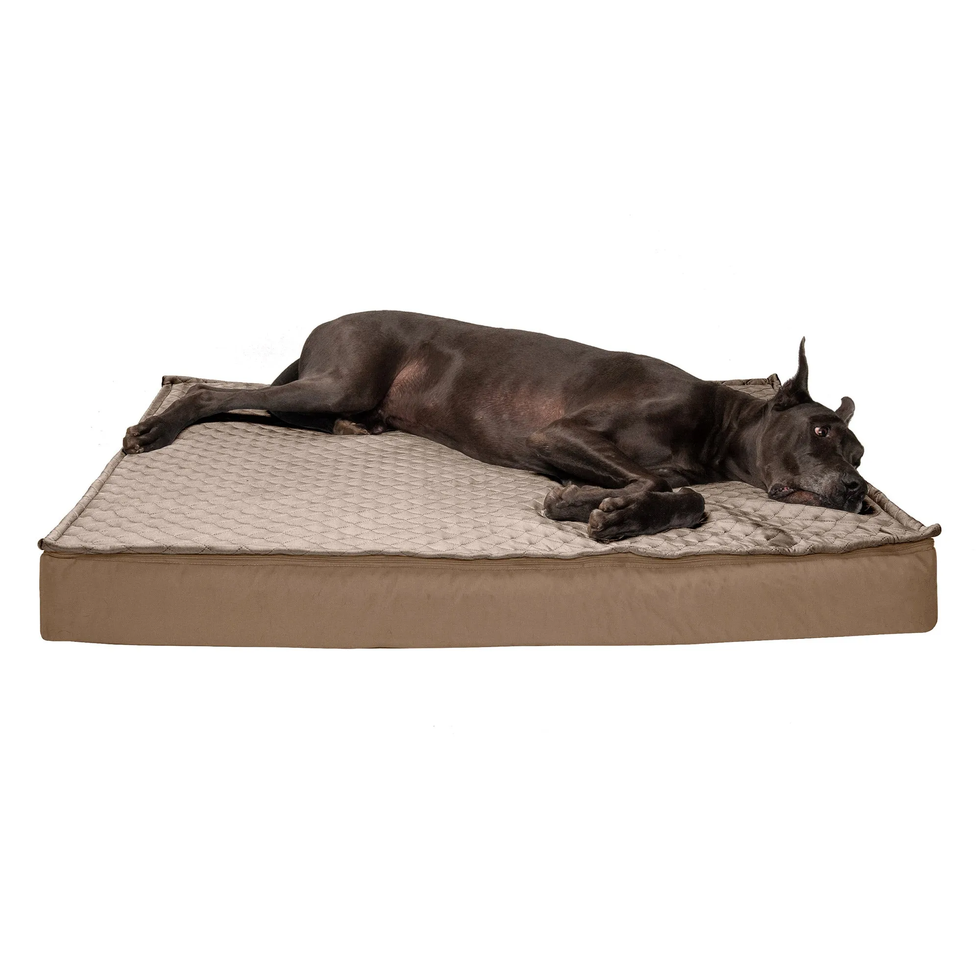 Deluxe Mattress Dog Bed - Indoor/Outdoor Quilt Top Convertible