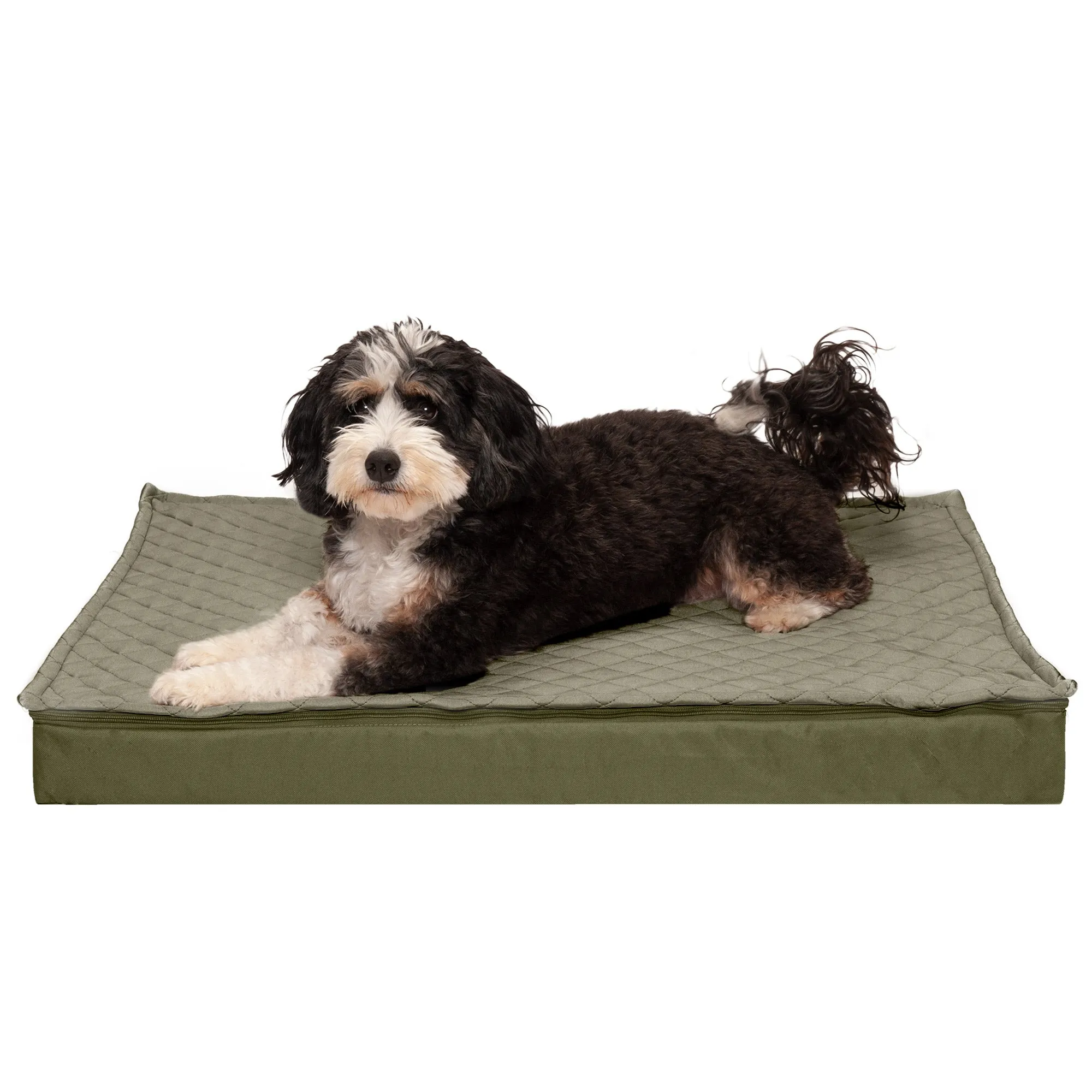 Deluxe Mattress Dog Bed - Indoor/Outdoor Quilt Top Convertible