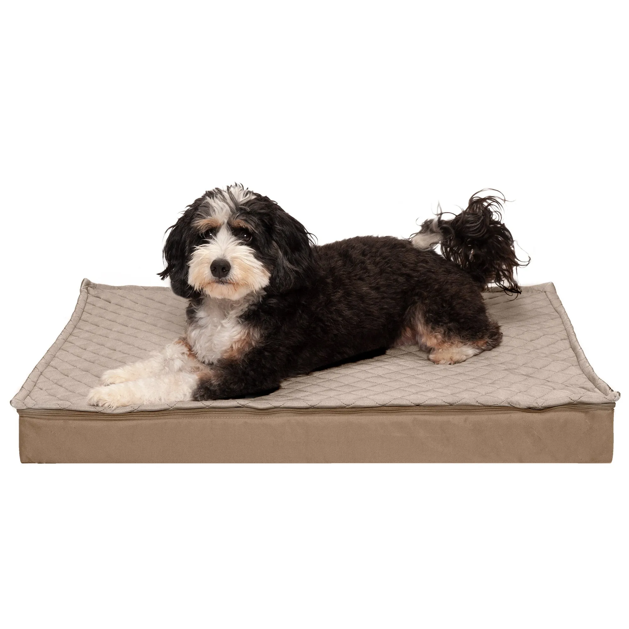 Deluxe Mattress Dog Bed - Indoor/Outdoor Quilt Top Convertible