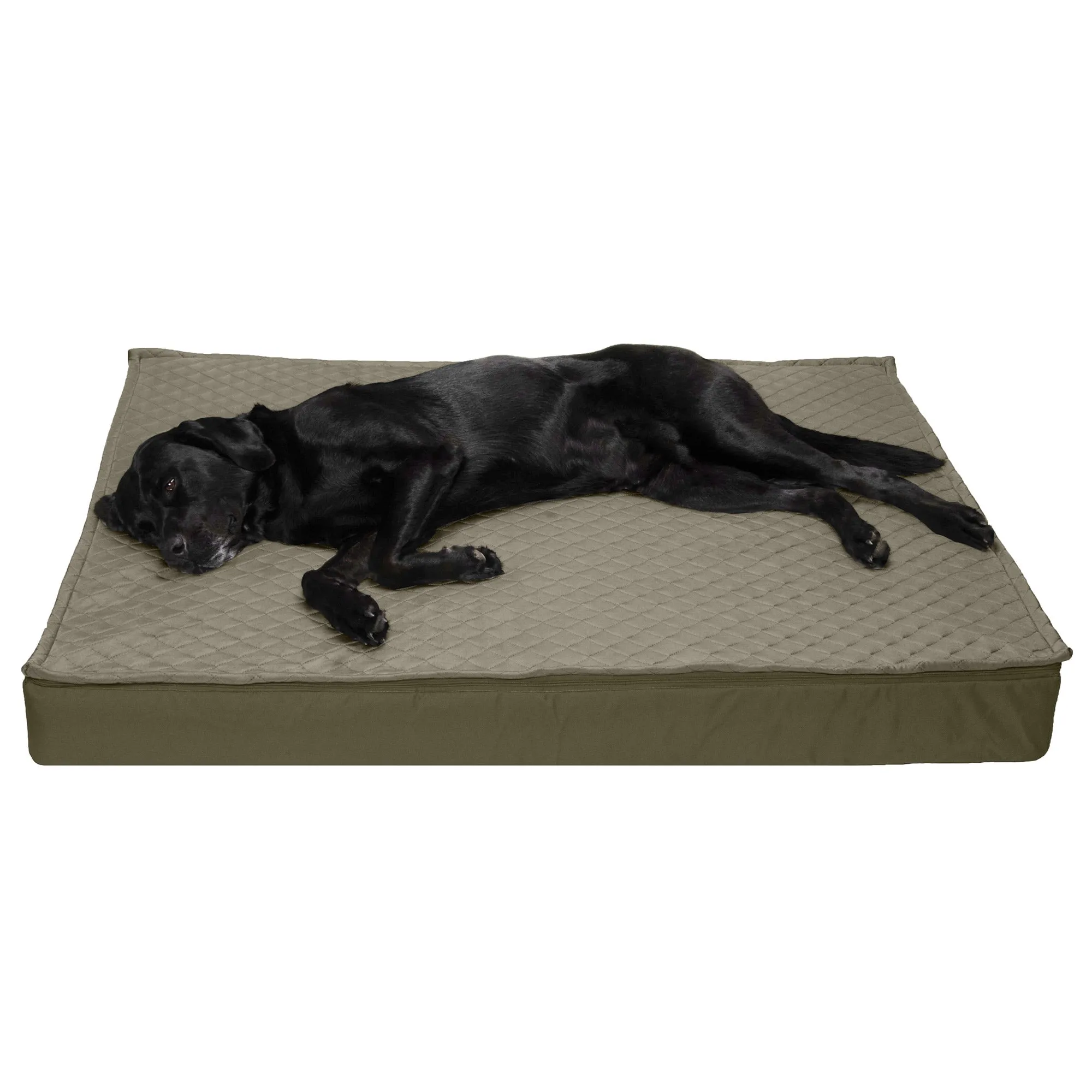 Deluxe Mattress Dog Bed - Indoor/Outdoor Quilt Top Convertible