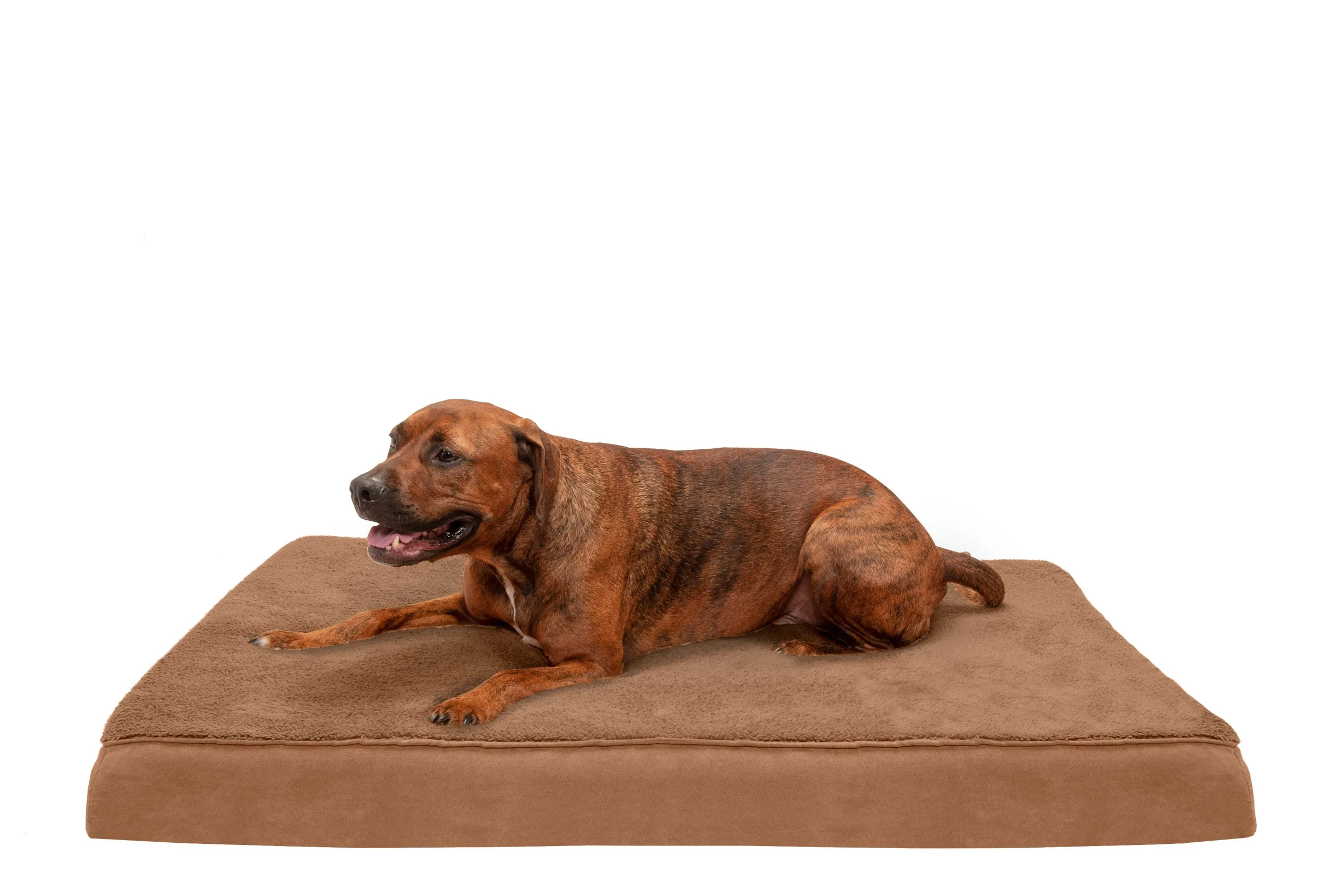 Deluxe Mattress Dog Bed - Terry & Suede