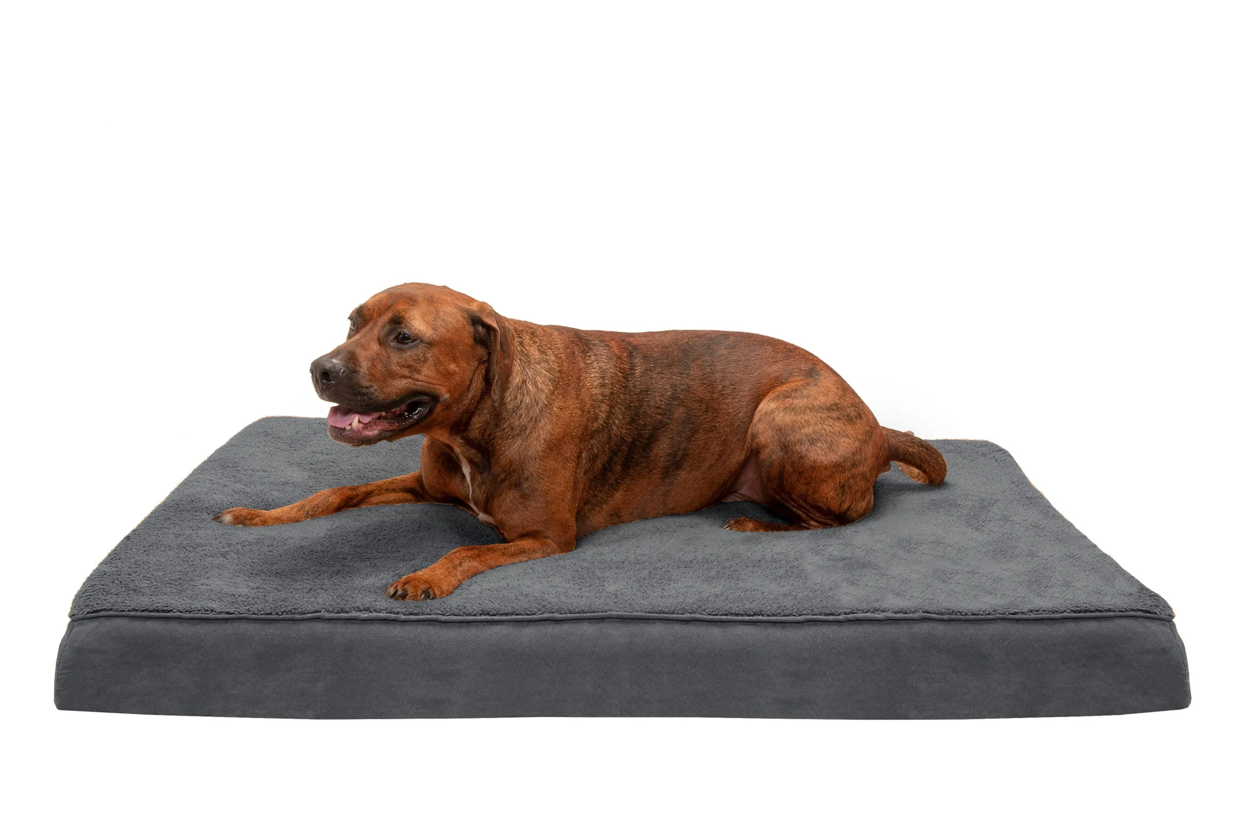 Deluxe Mattress Dog Bed - Terry & Suede