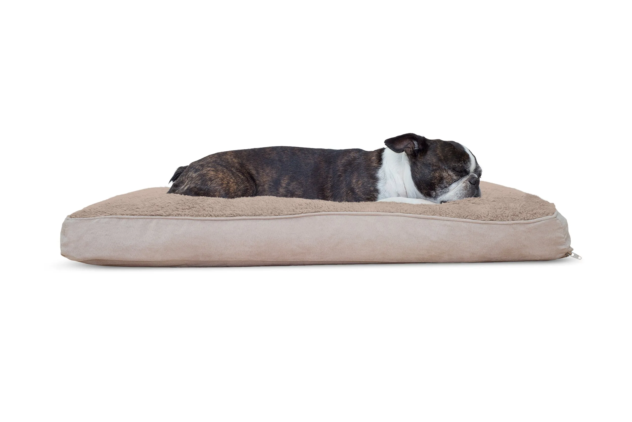 Deluxe Mattress Dog Bed - Terry & Suede