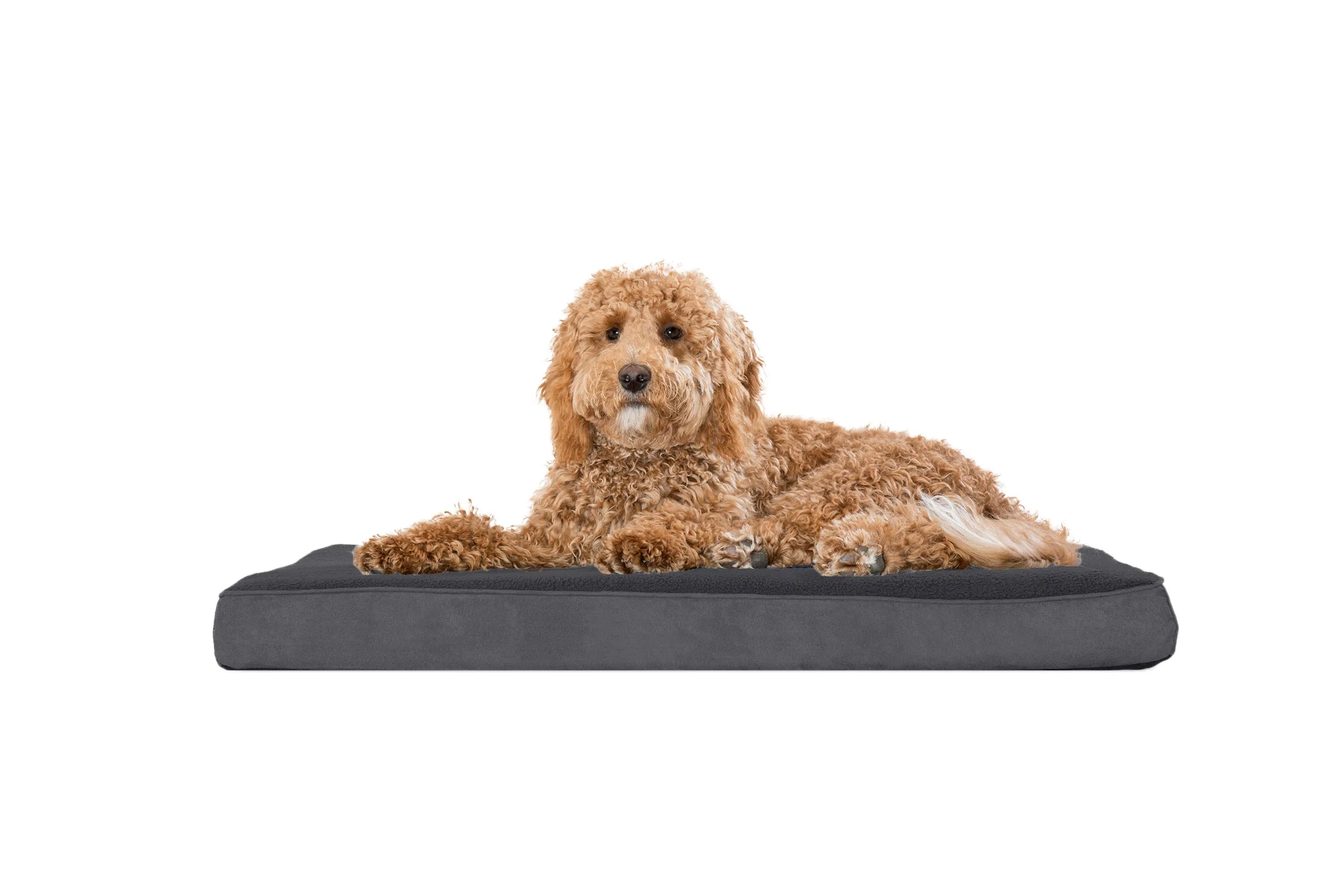 Deluxe Mattress Dog Bed - Terry & Suede