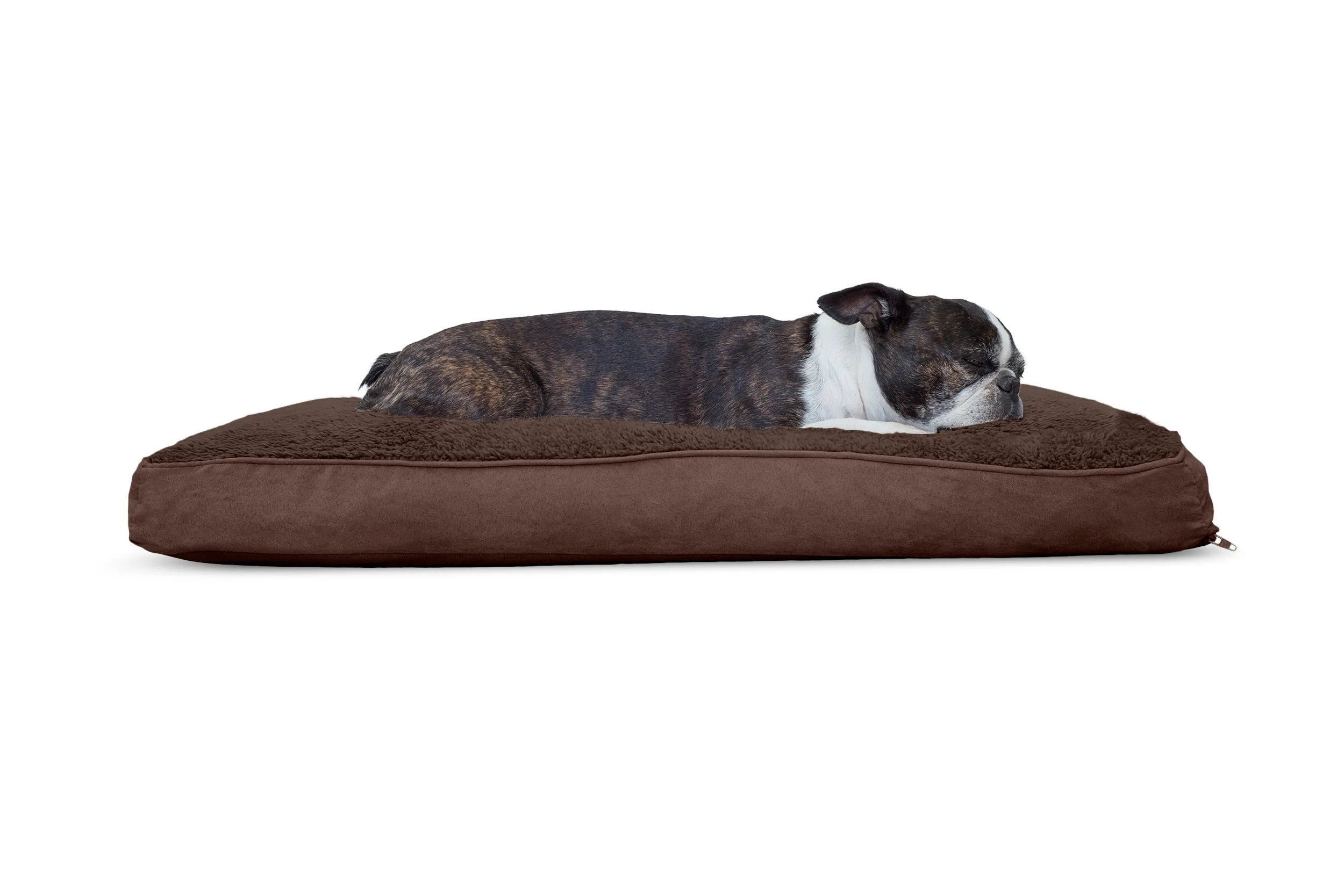 Deluxe Mattress Dog Bed - Terry & Suede