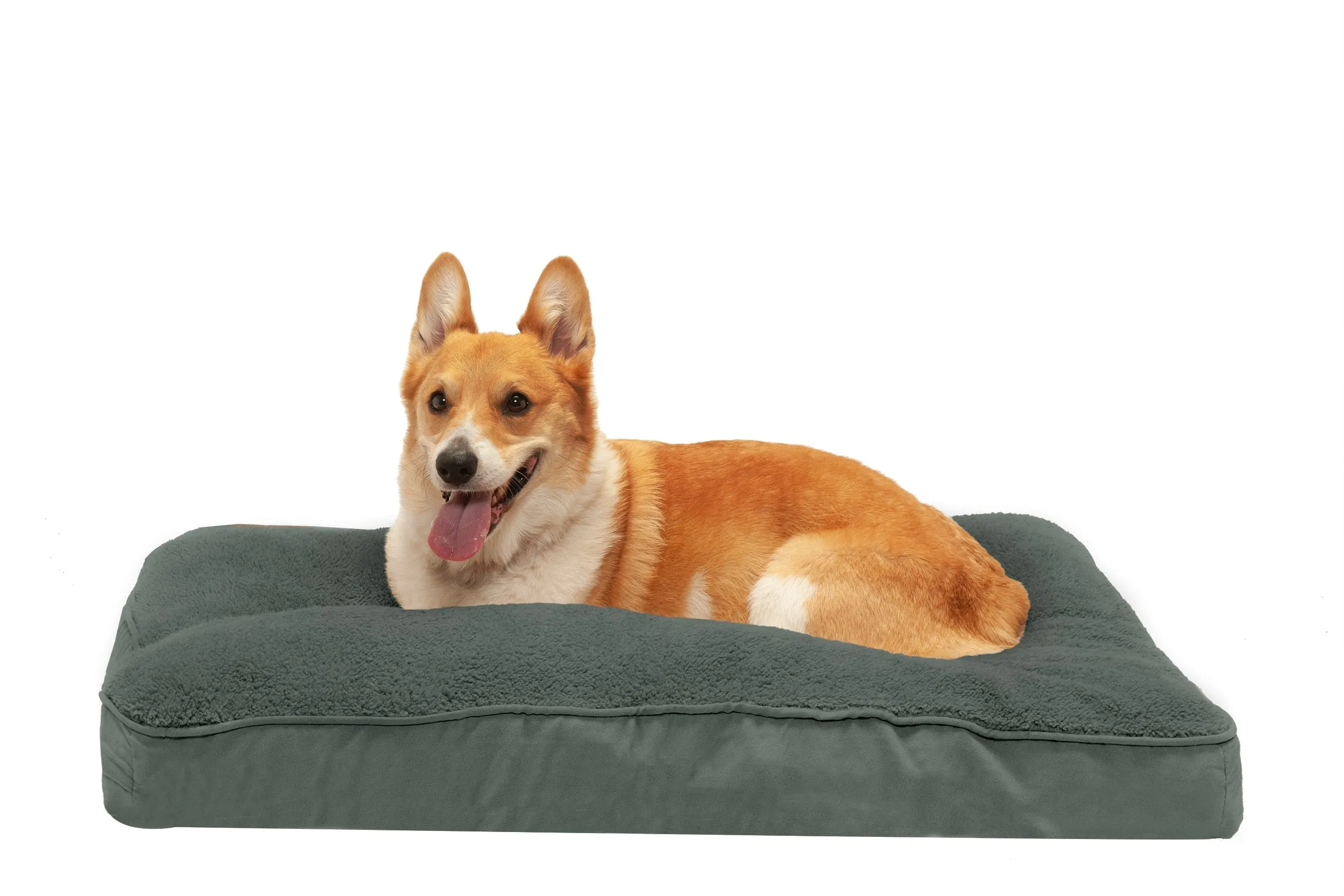 Deluxe Mattress Dog Bed - Terry & Suede