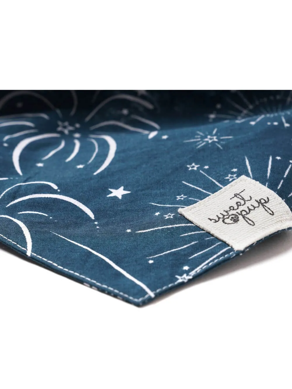 Dog Bandana - Midnight Blue Fireworks