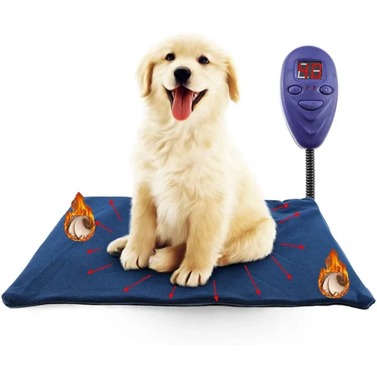 Dog Pet Heating Pad 40 x 30cm or Dia30cm High Quality Certified CE RoHS MET Safety Features