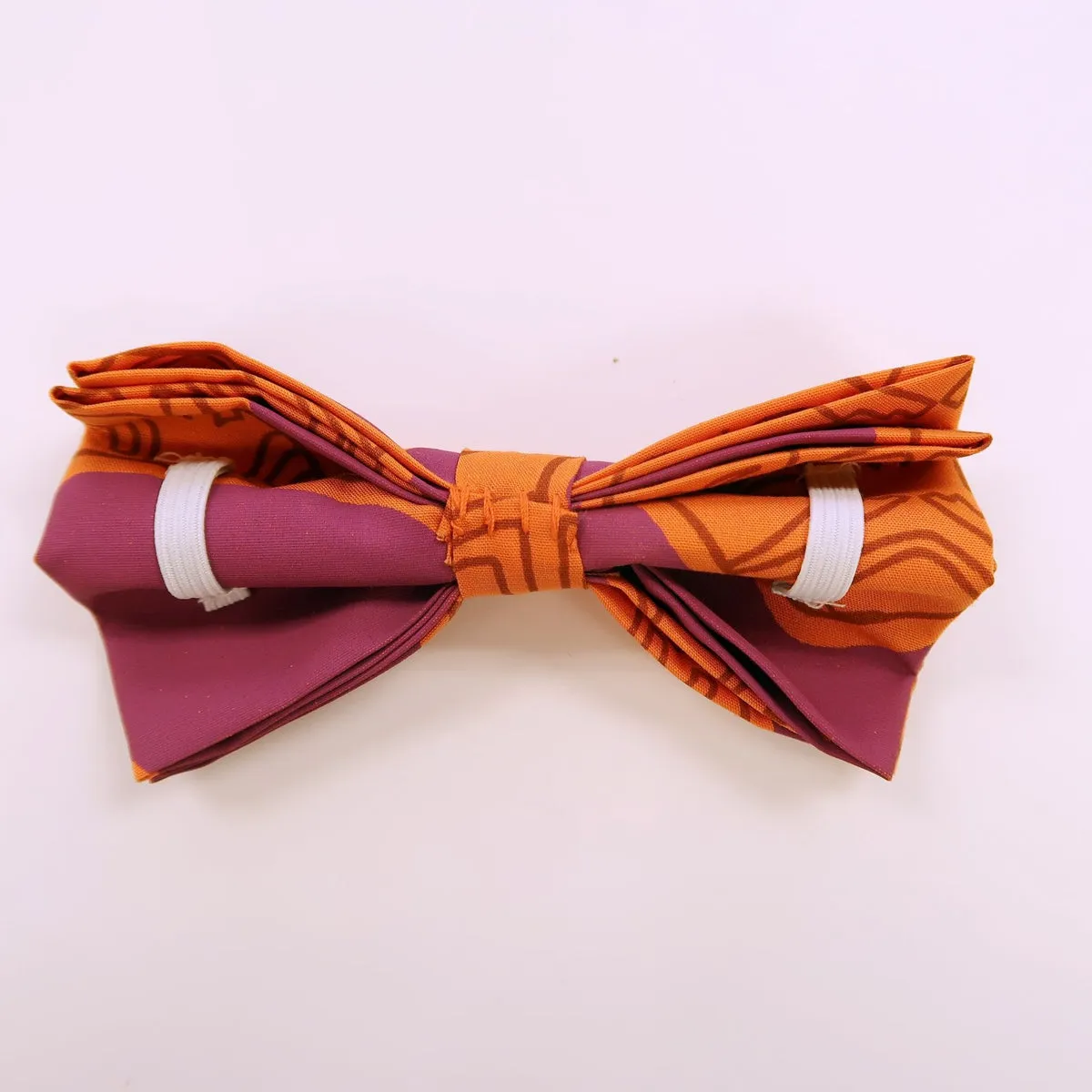 Dog's Bow Tie | Orange Tahitian | Pet Fashion