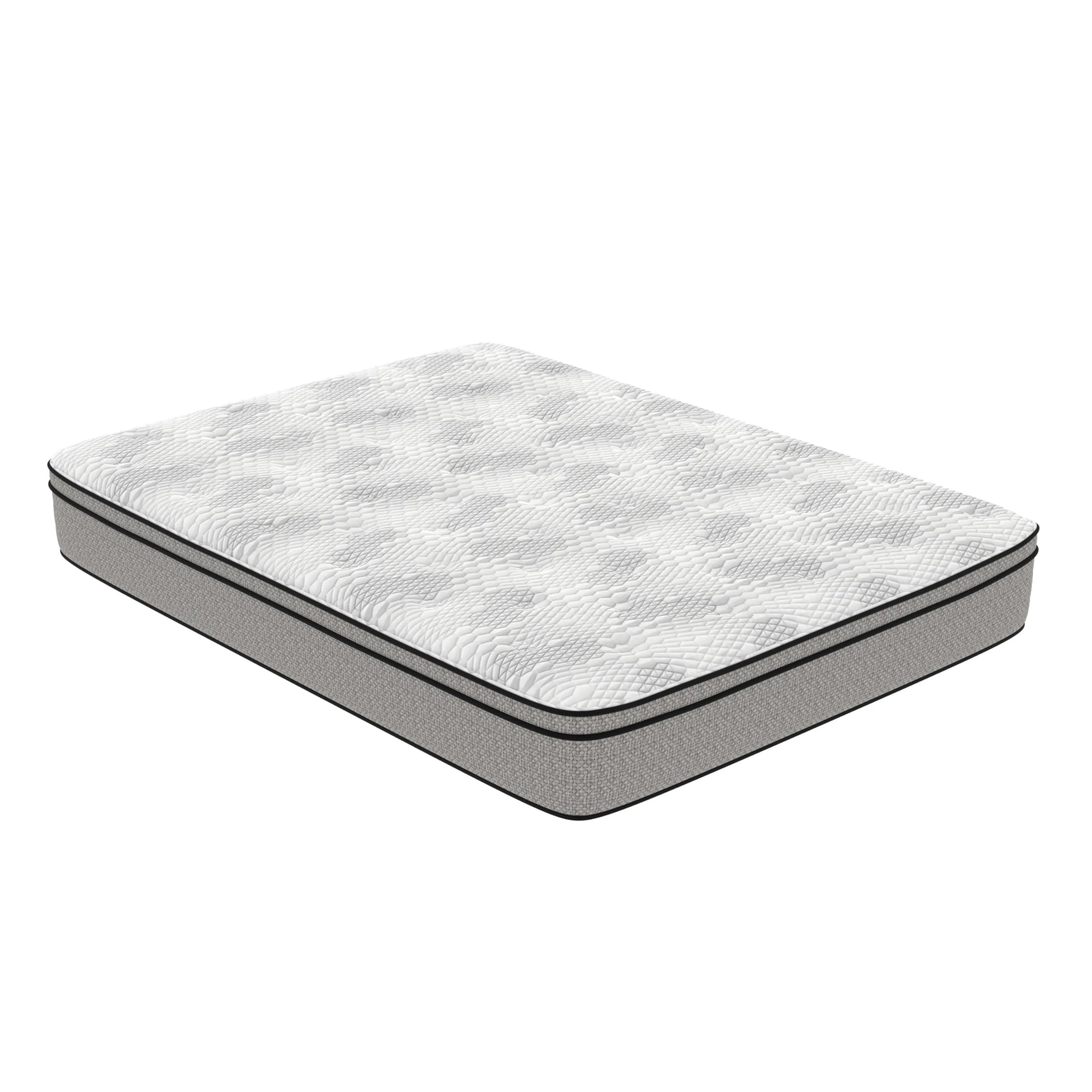 Early Bird Fusion 12 Inch Hybrid Cooling Gel Supportive Memory Foam Mattress.