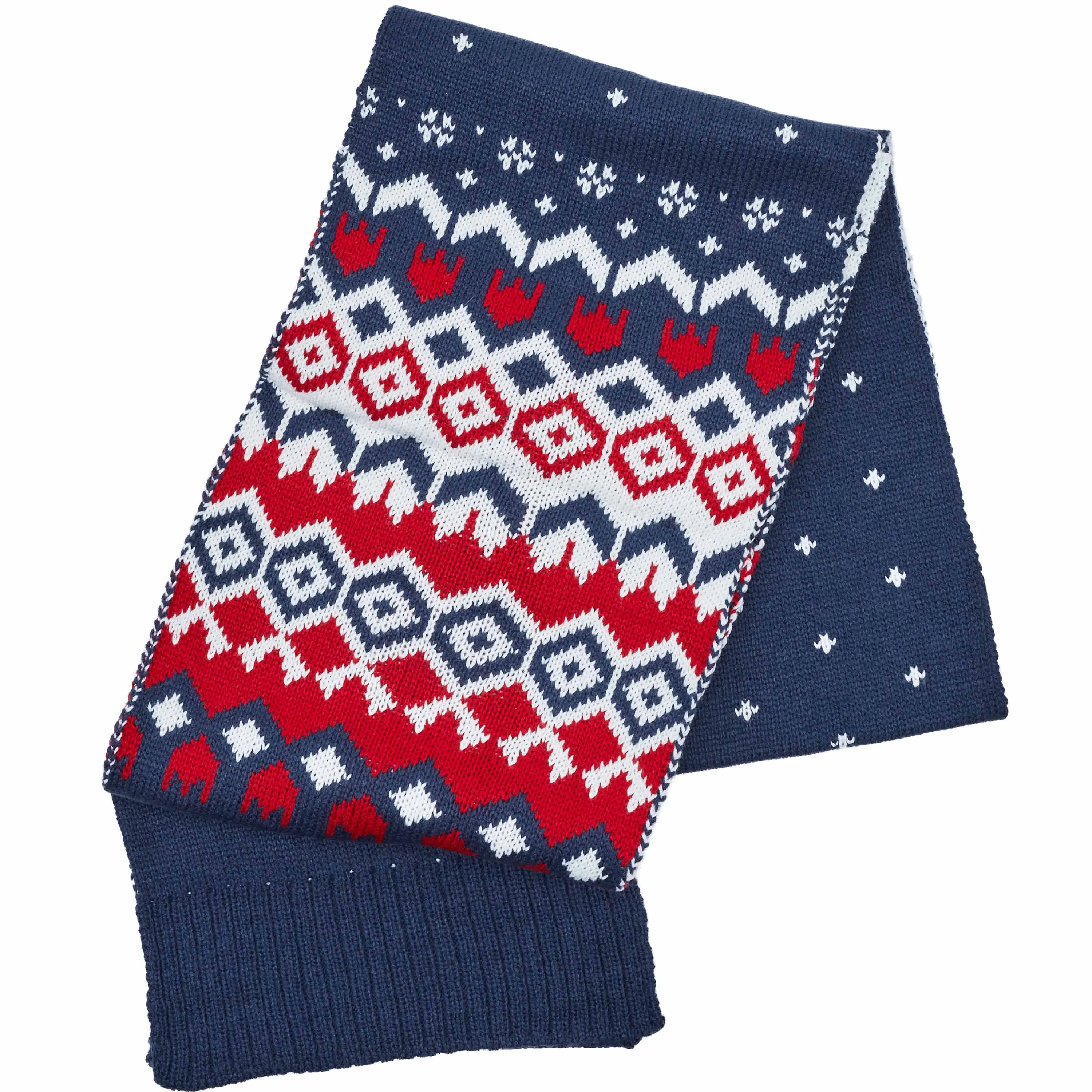 Festive Fair Isle Family Matching Sweater in Navy Blue