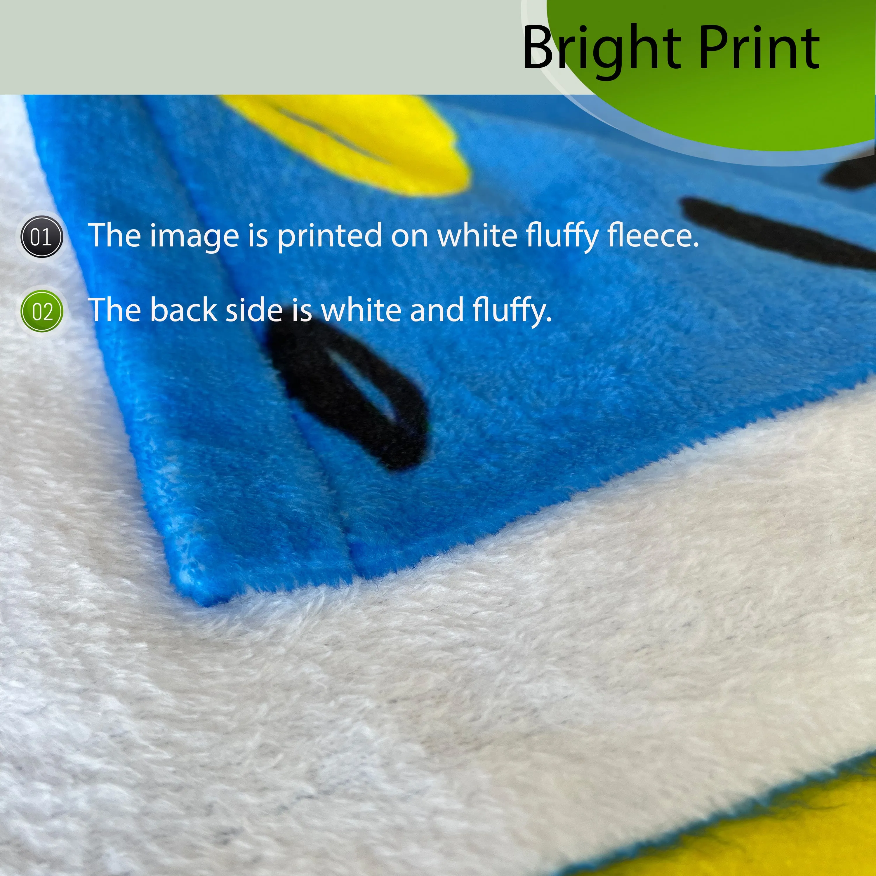 Fleece Blanket Colorful Butterflies