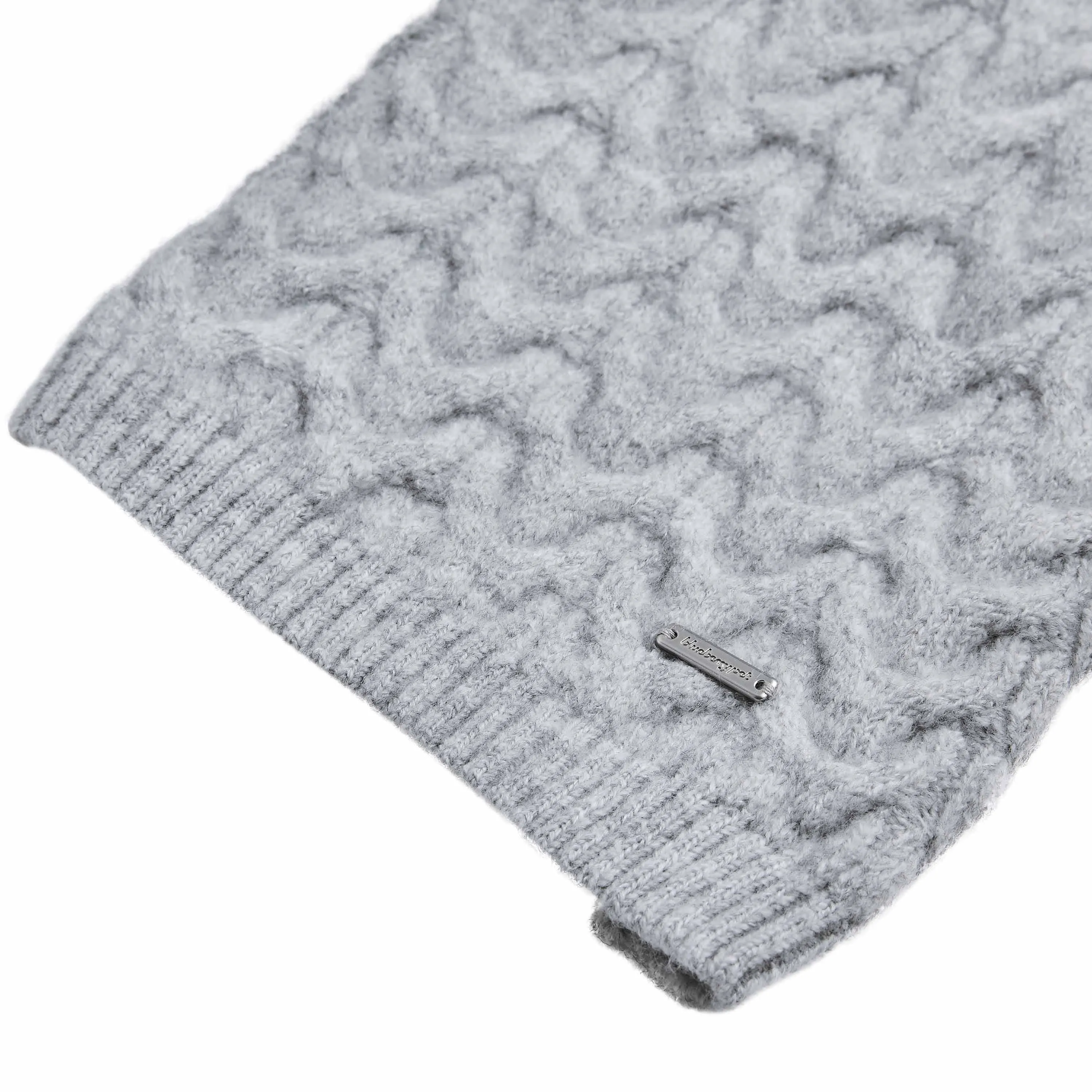 Fuzzy Textured Knit Dog Sweater, Turtle-neck