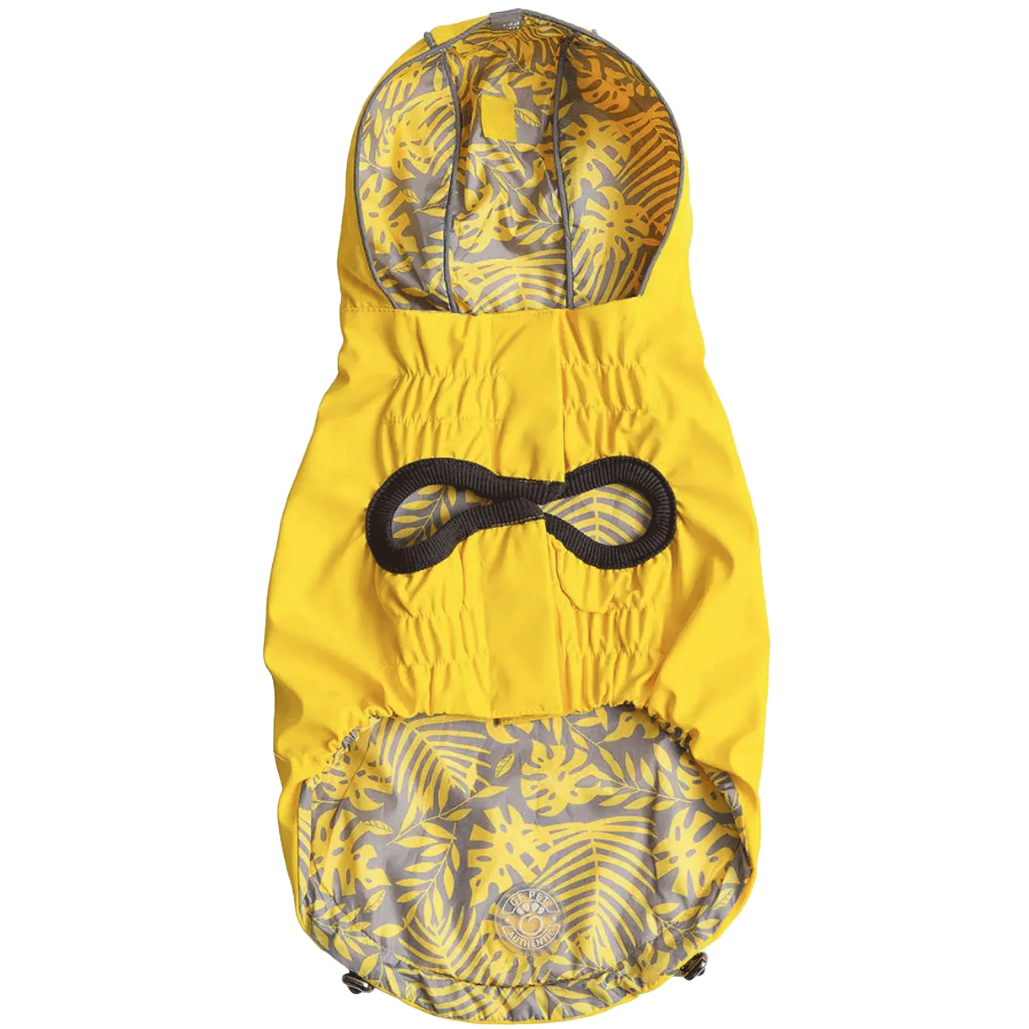 GF Pet Reversible Yellow Dog Rain Jacket