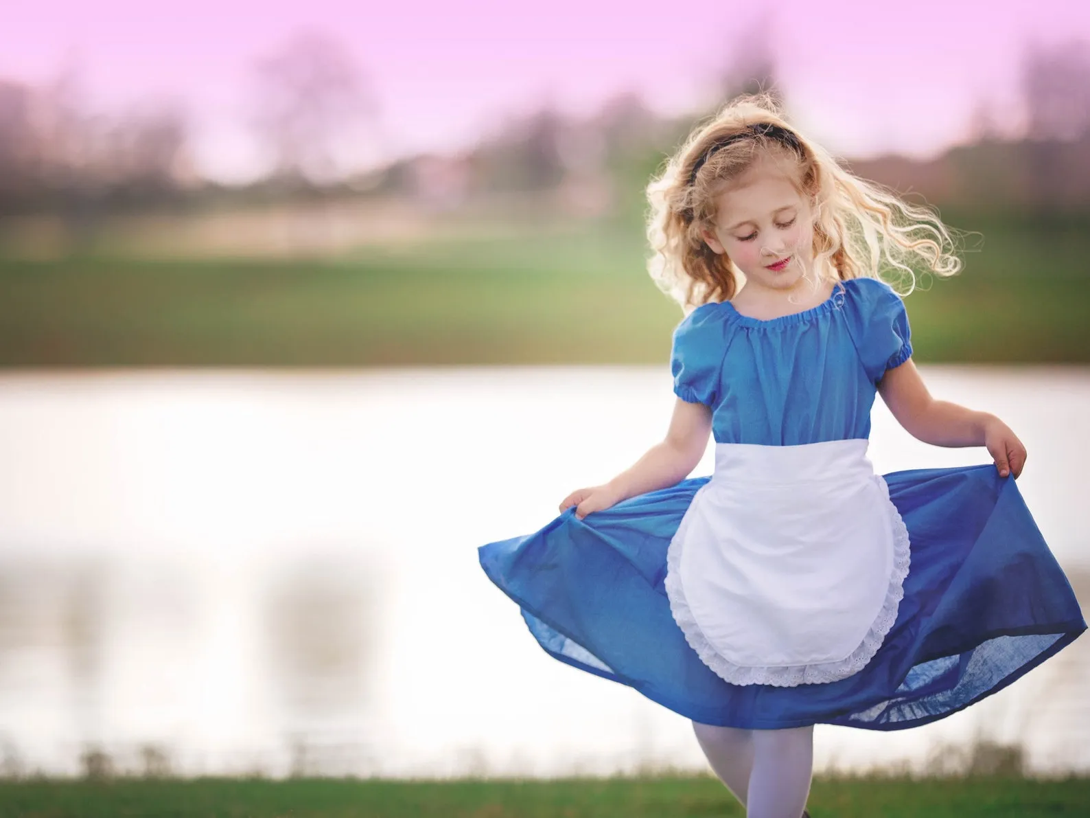 Girls Alice Adventures in Wonderland Dress