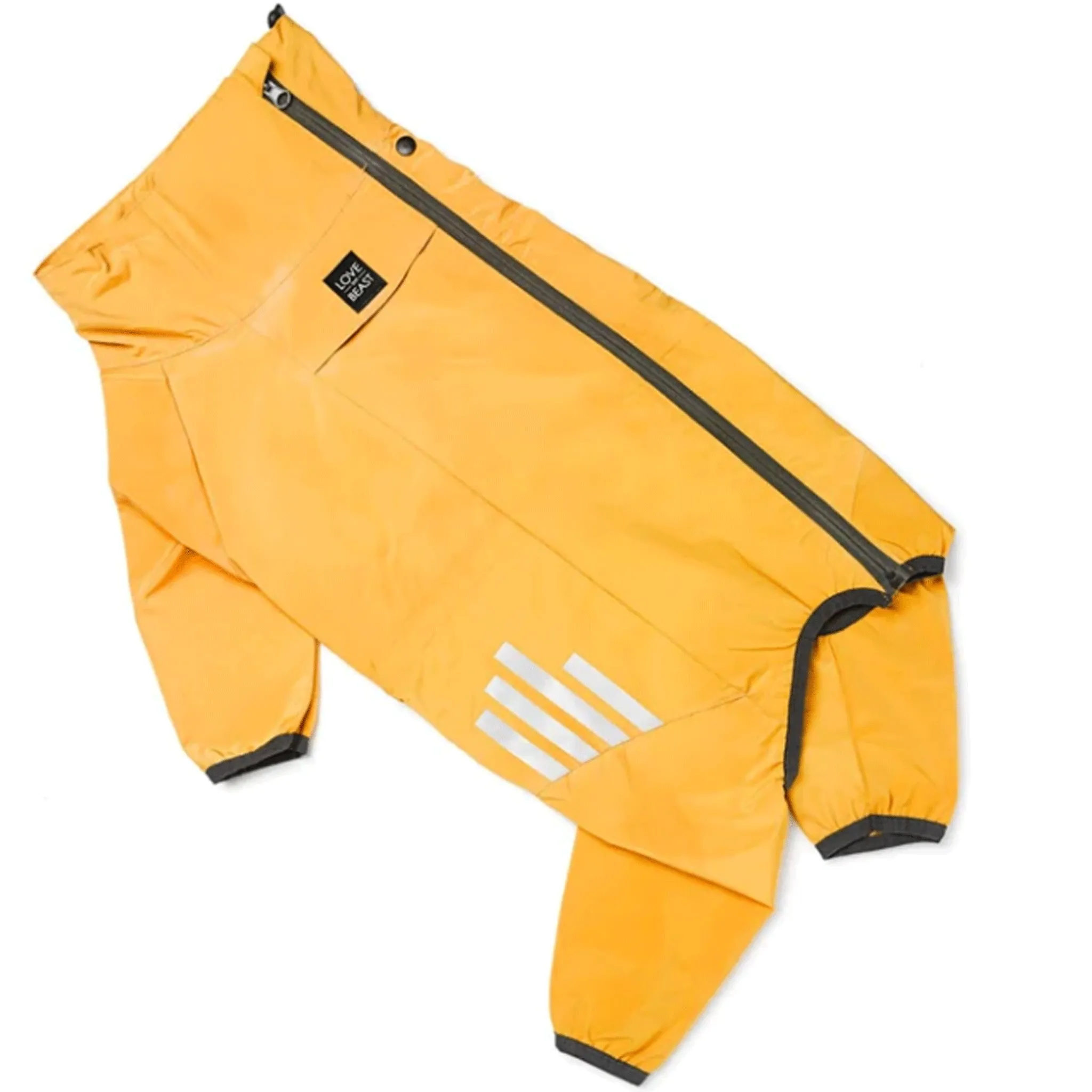 Love Thy Beast Honeycomb Waterproof Dog Rainsuit