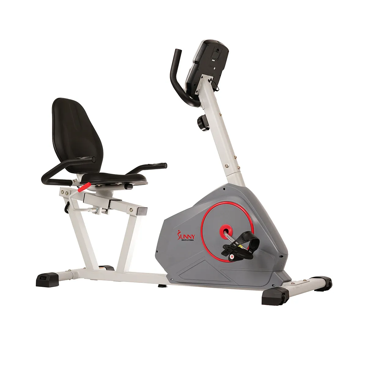 Magnetic Silent Recumbent Exercise Bike with Quiet Belt Drive Performance