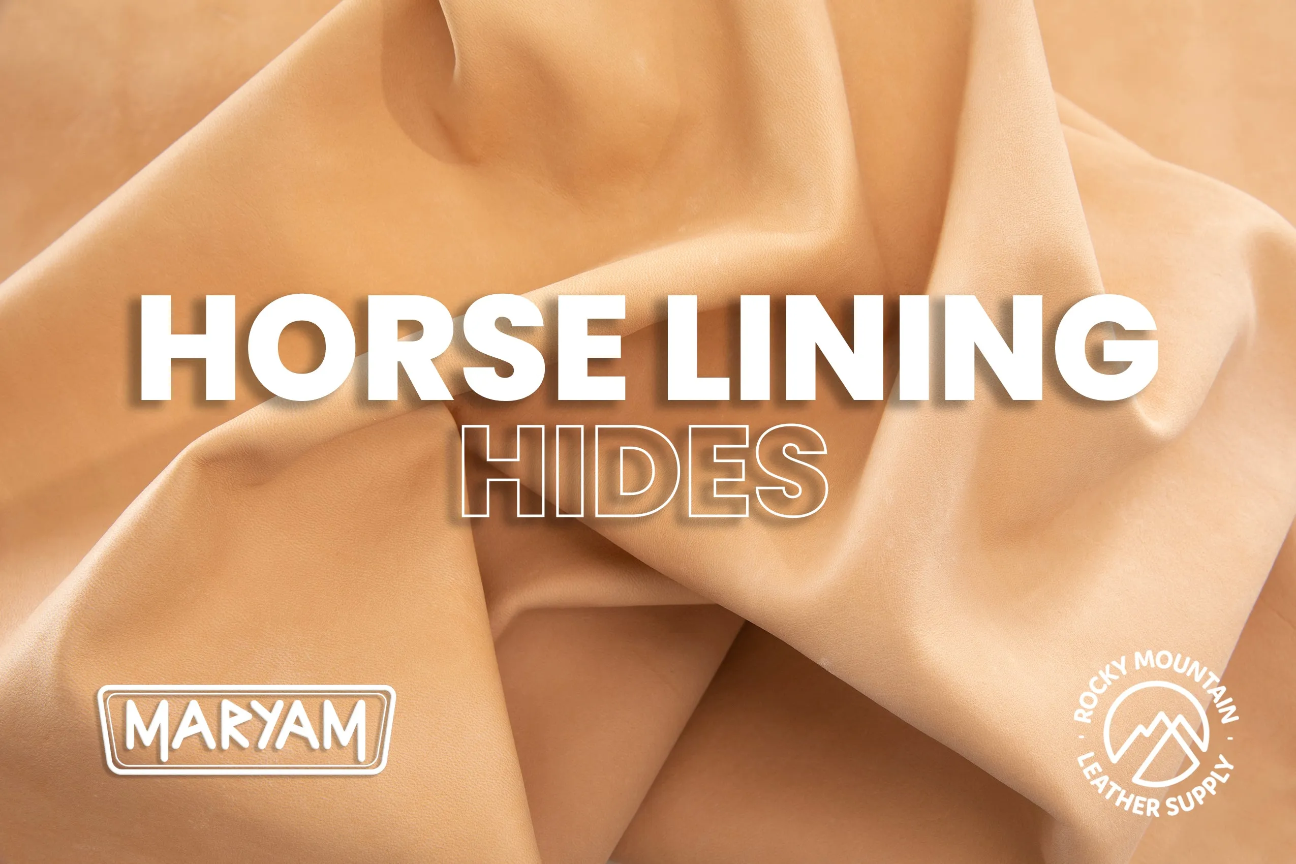 Maryam - Horse Front Lining - Veg Tanned Premium Leather (HIDES)