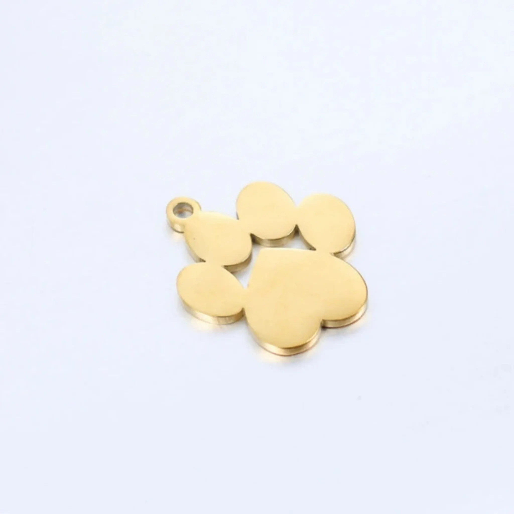 Paw Print Charm | ID Tag, Necklace, Memorial Use