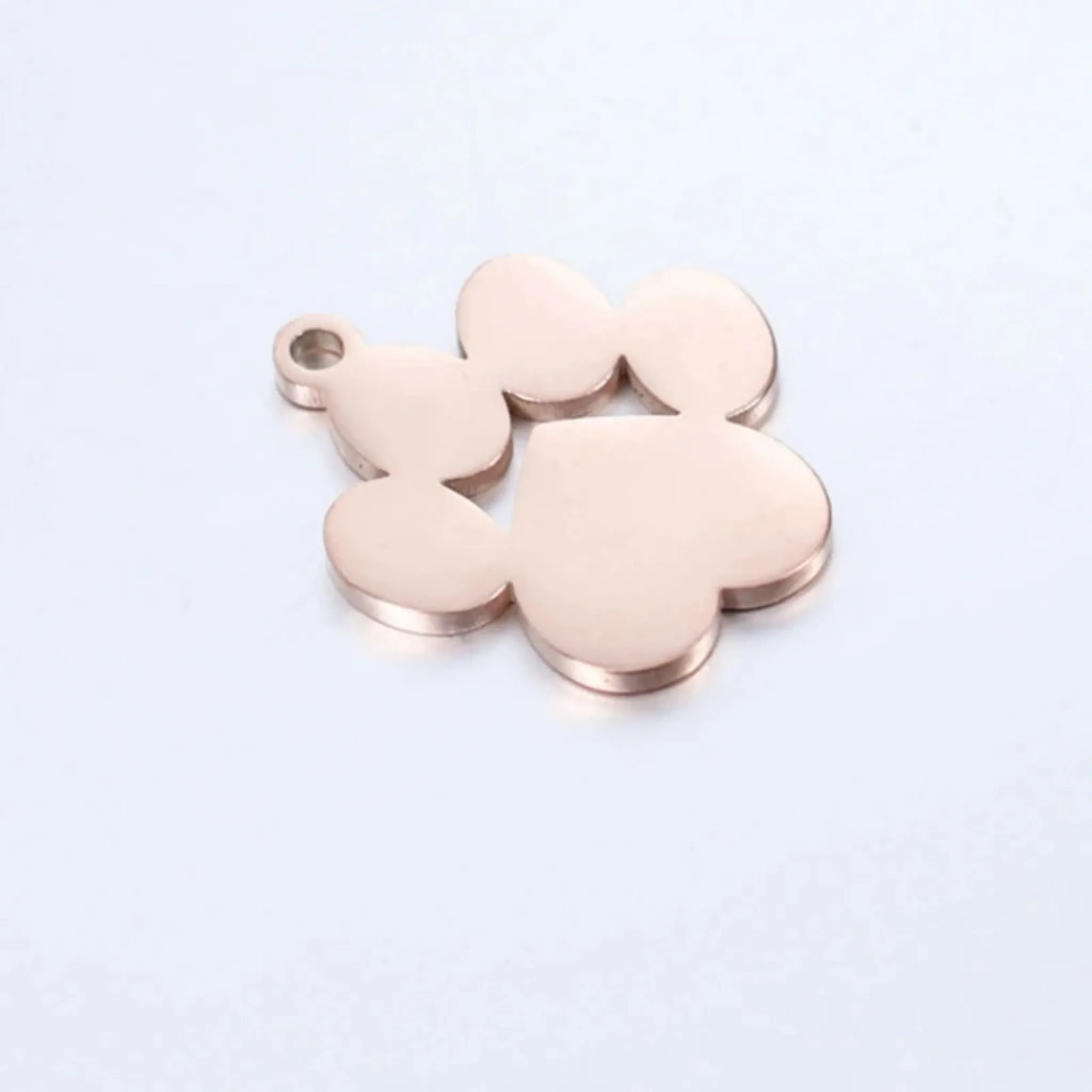 Paw Print Charm | ID Tag, Necklace, Memorial Use