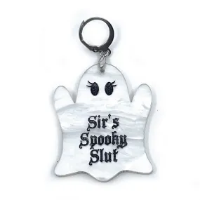 Personalized Cute Ghost BDSM Collar Tag