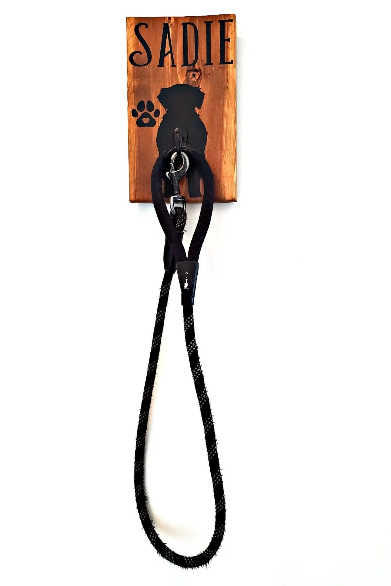 Personalized Pet Apparel and Leash Hanger