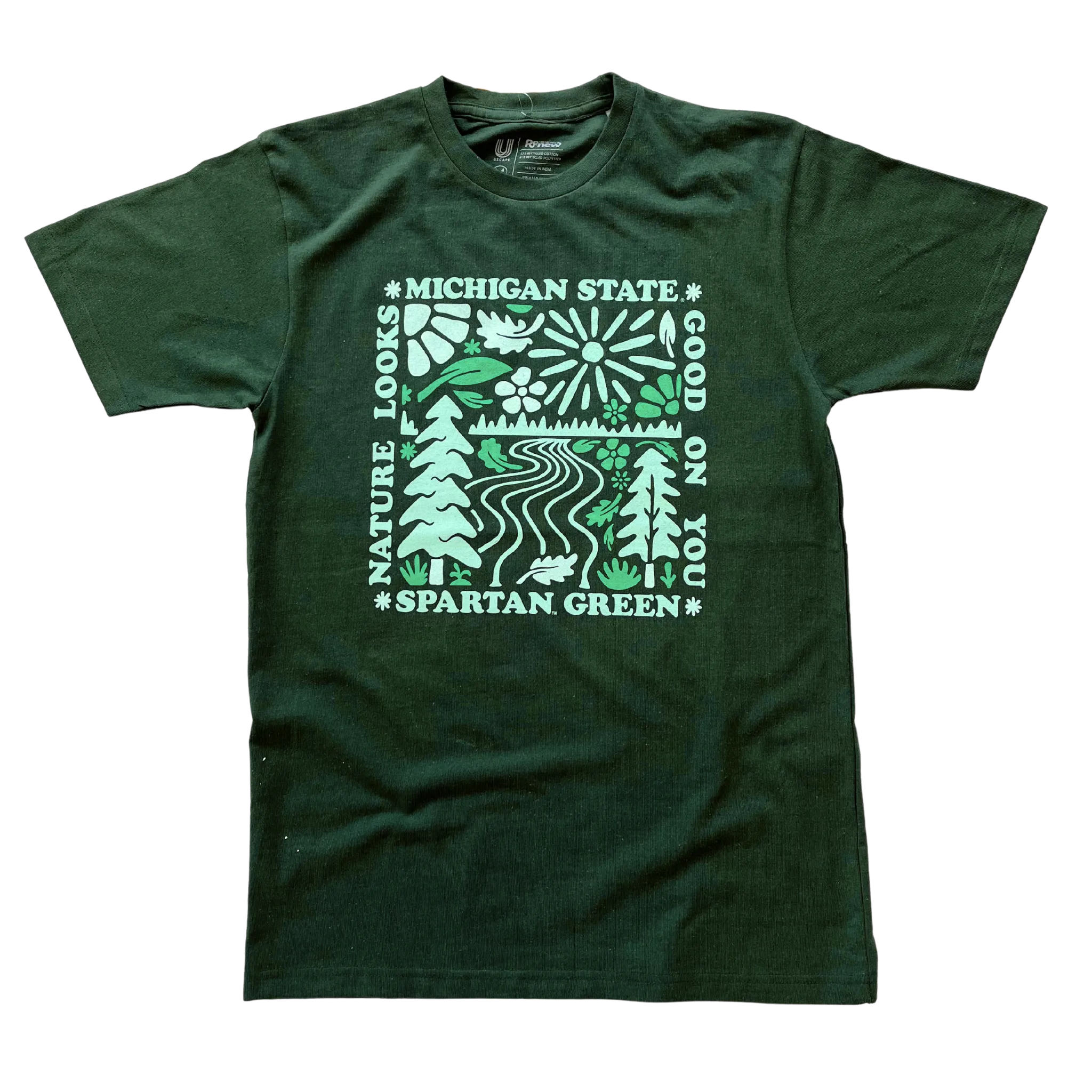 Renew Spartan Green Recycled T-shirt