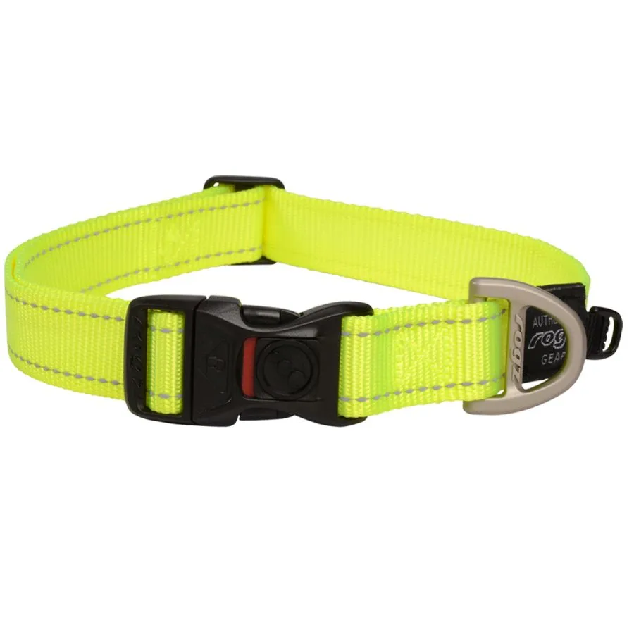 Rogz Dog Collar Dayglow