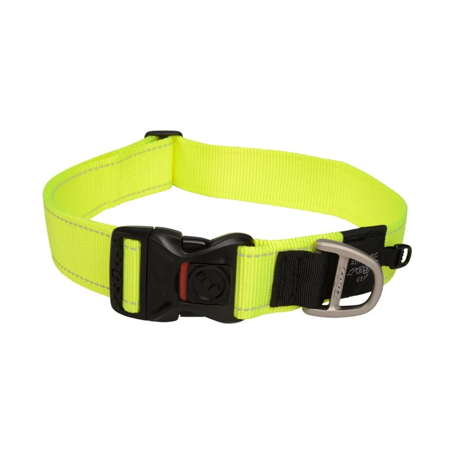 Rogz Dog Collar Dayglow