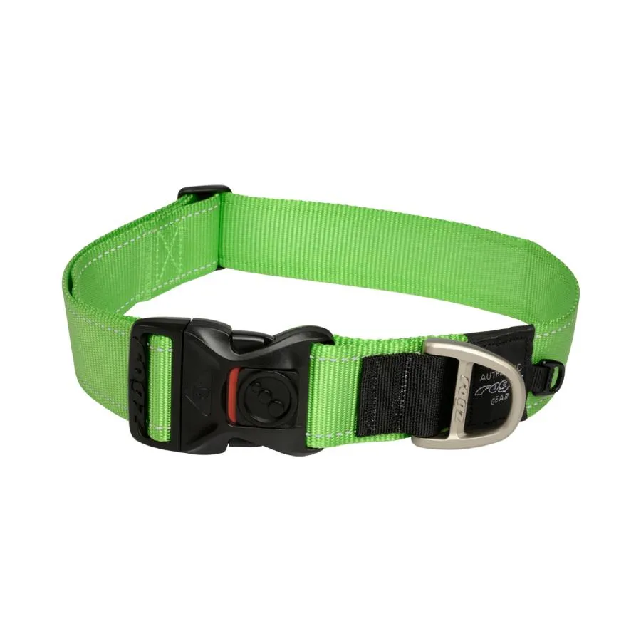 Rogz Dog Collar Lime